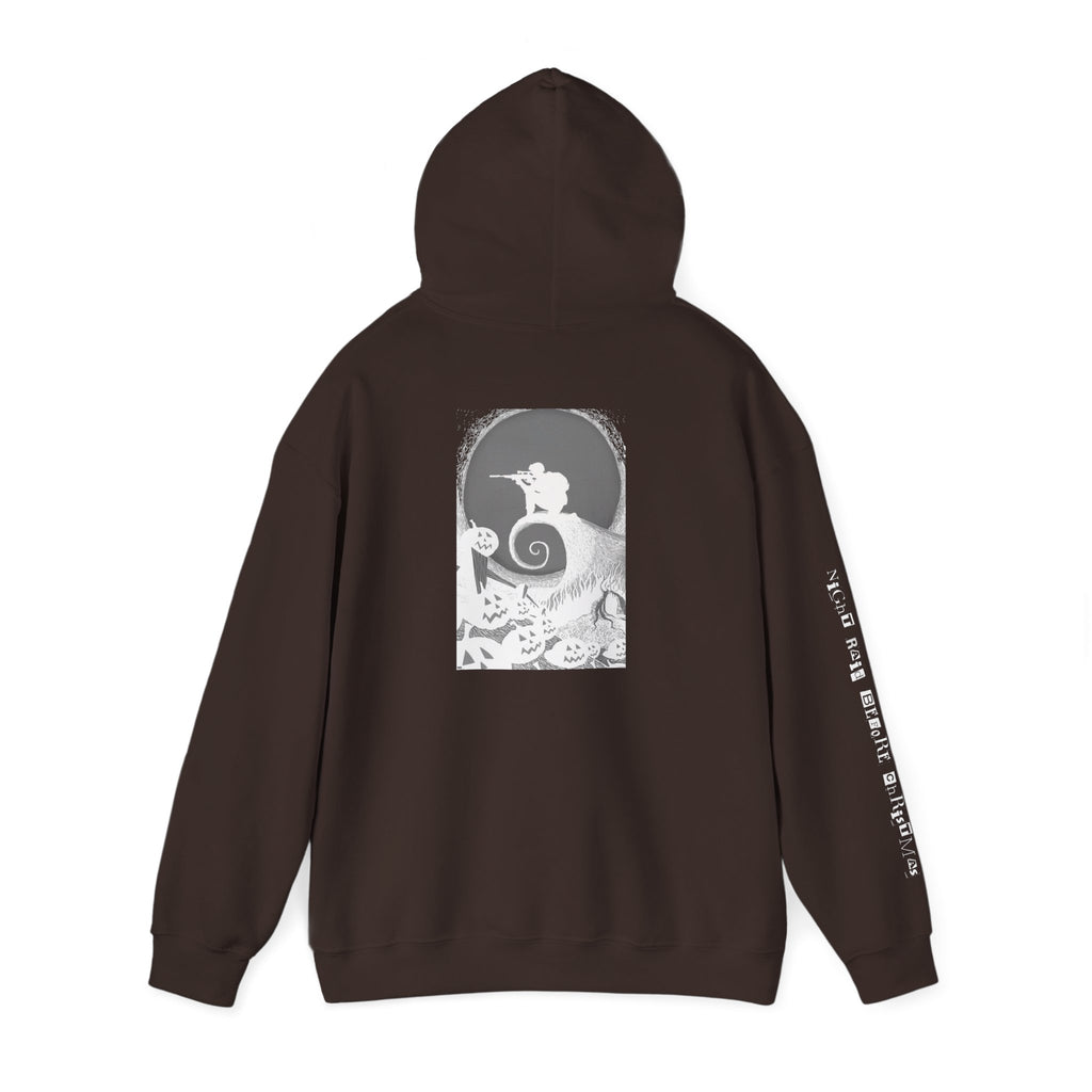 Night Raid Before Christmas Patriotic Hoodie ~ Rebel Spirit Unisex Hoodie