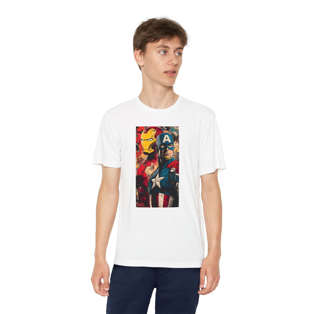 Advengers Youth T-Shirt Sports Graphic Tee, Cool Athletic Shirt for Kids, Perfect for Sports Events, Team Spirit