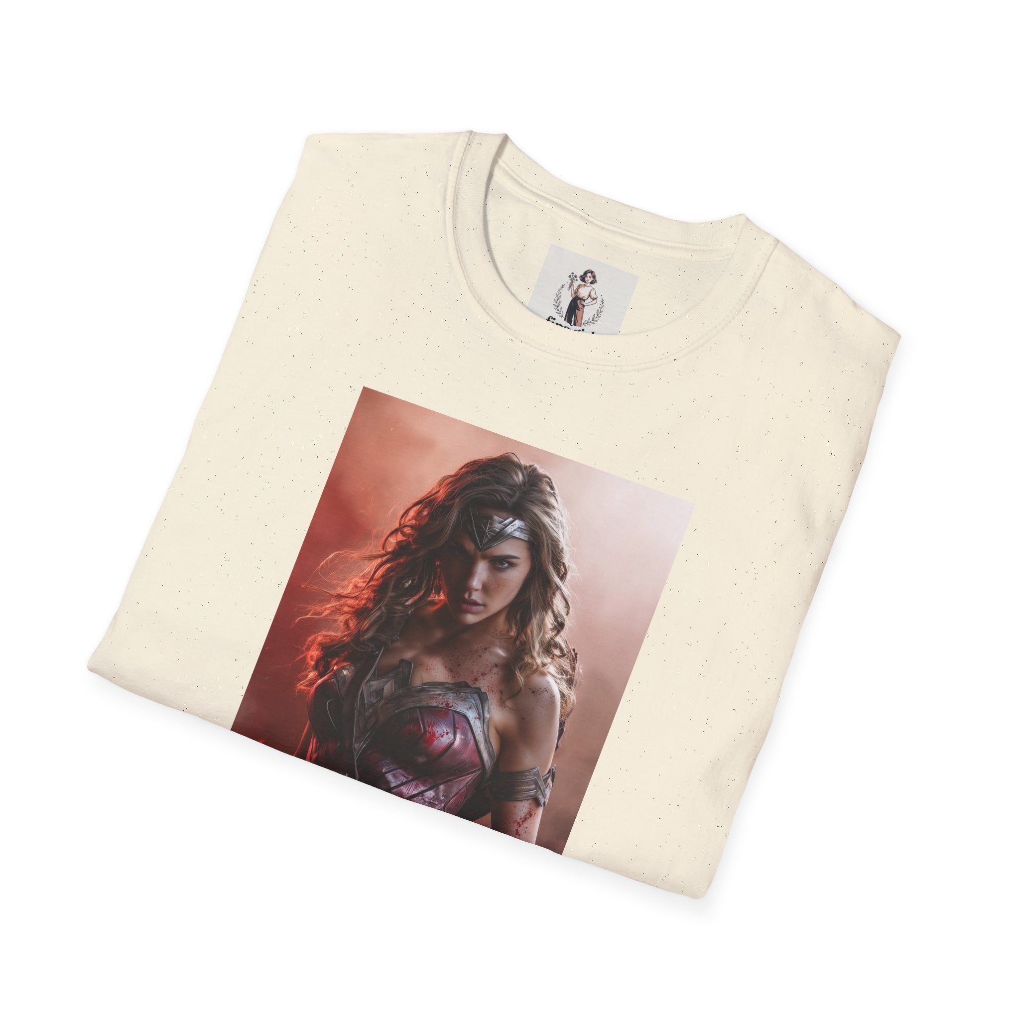 Wonder Woman Marvel Unisex Softstyle T-Shirt, Comic Book Tee, Geeky Clothing, Cosplay Costume Top