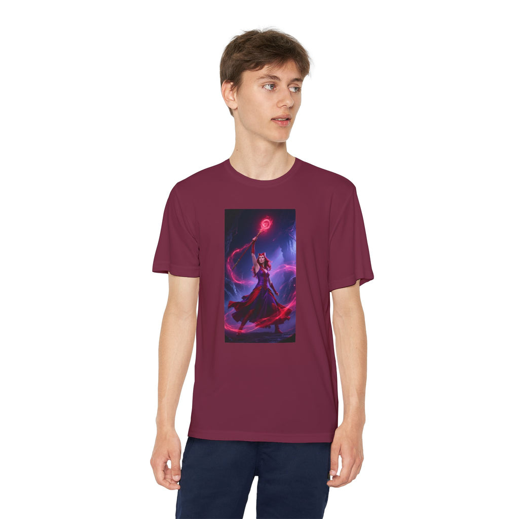 Superhero Youth T-Shirt Sports Graphic Tee, Cool Athletic Shirt for Kids