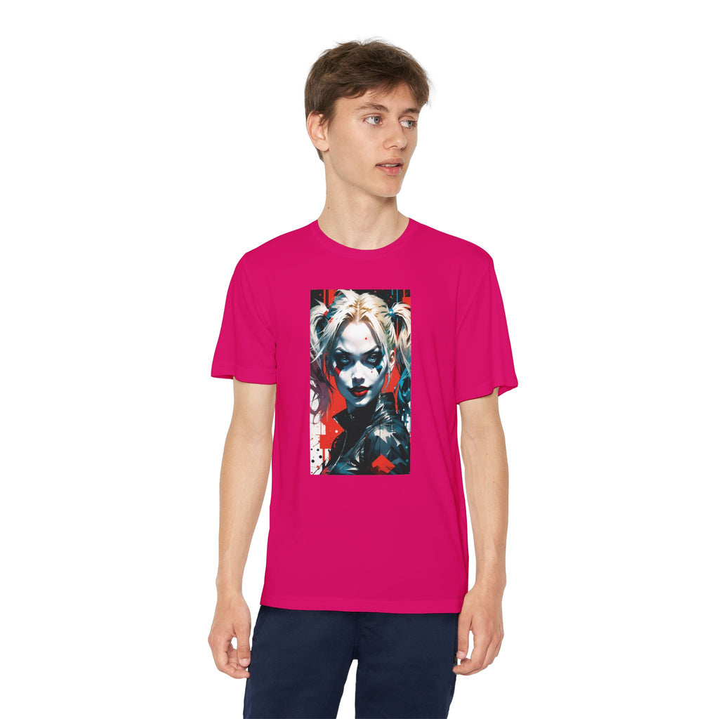 Superhero Youth T-Shirt Sports Graphic Tee, Cool Athletic Shirt for Kids