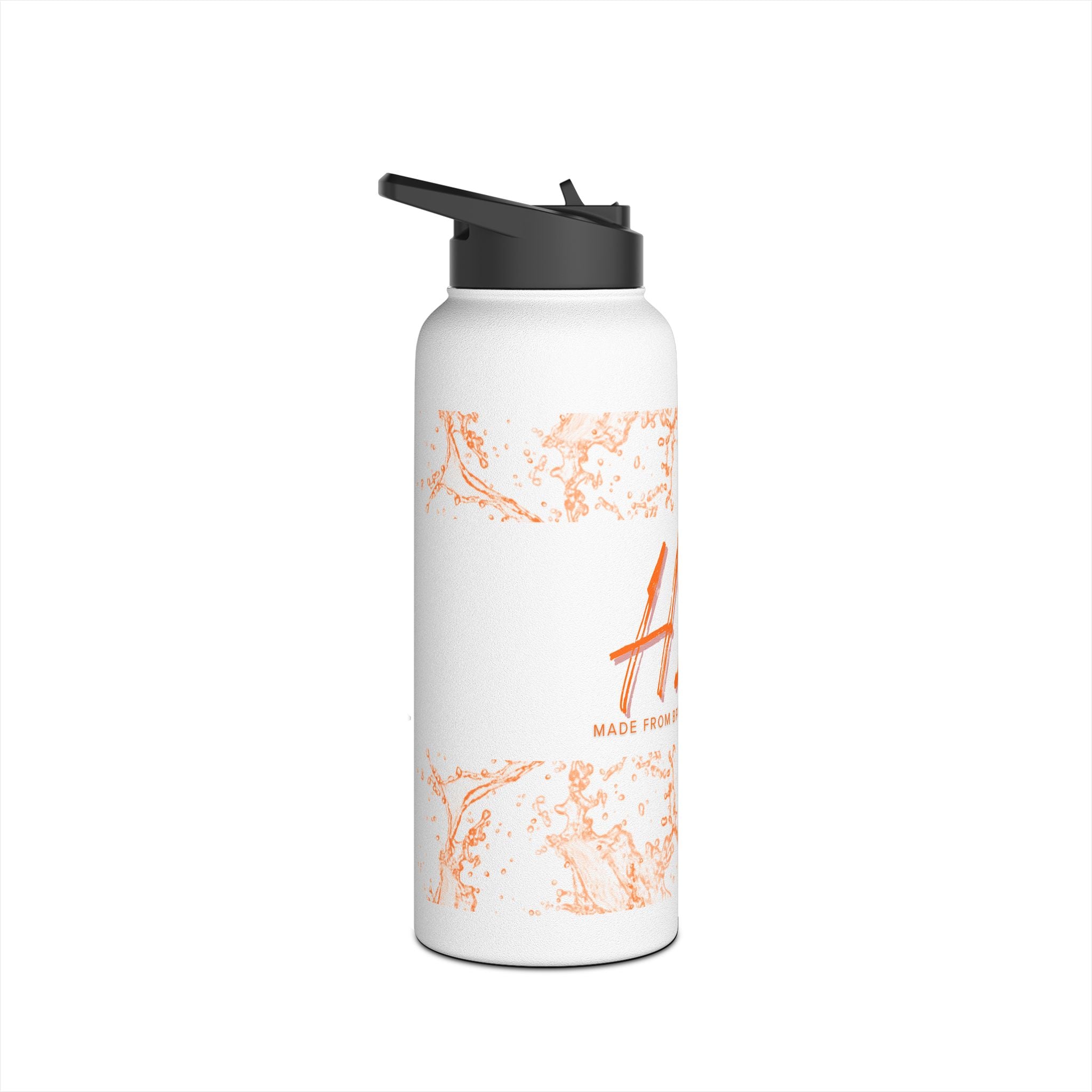 H2O Stainless Steel Water Bottle, Eco-Friendly Hydration for Travel, Sports, Yoga, Gifts, Outdoor Adventures
