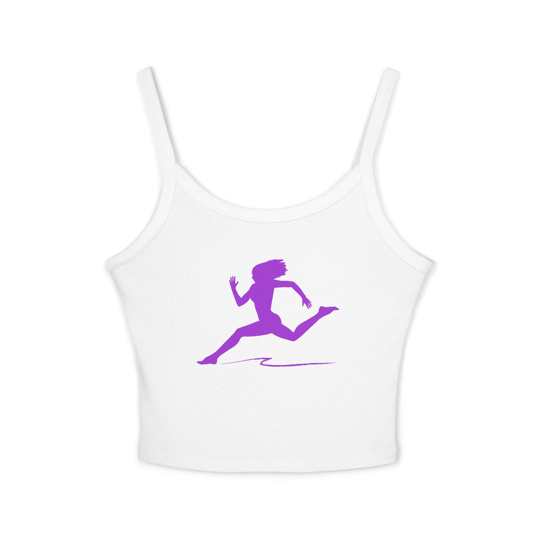 Running Woman Tank Top, Athletic Workout Top, Fitness Sleeveless Shirt, Jogging Muscle Tee, Exercise Gym Cami