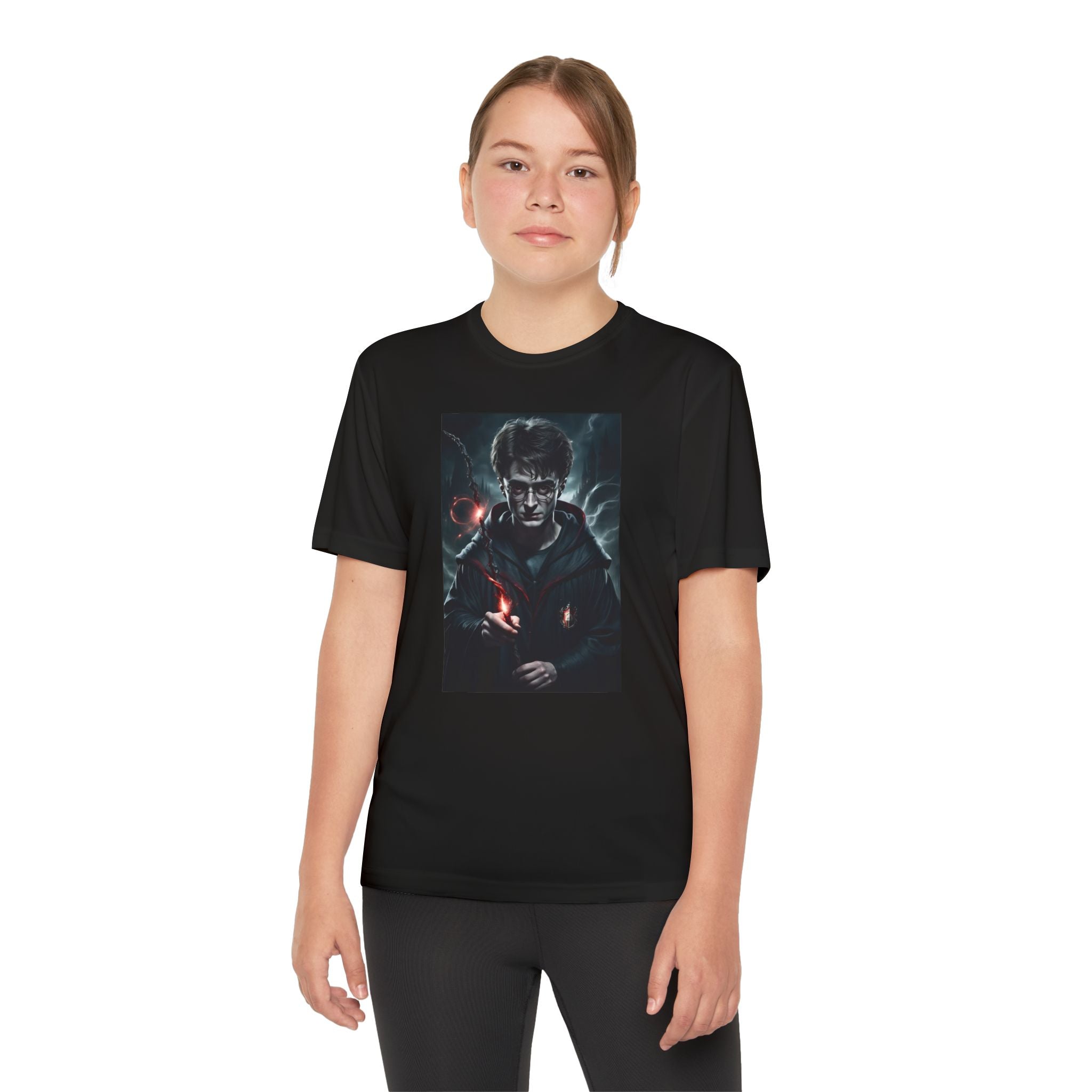 Youth Competitor Tee - Harry Potter, Wizard School Shirt, Magical Kids Top, Hogwarts Fan Gift, Sorcerer's Stone T-Shirt