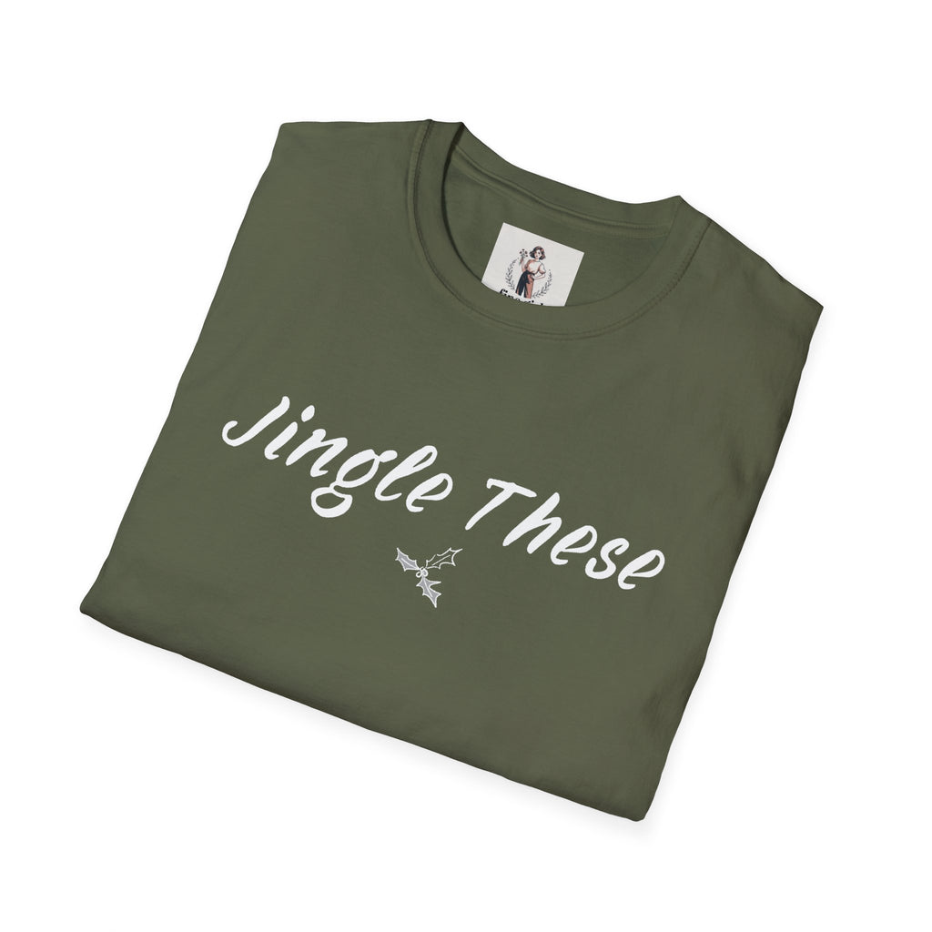 Jingle These Hand Grenades Christmas T-Shirt ~ Unisex Softstyle T-Shirt