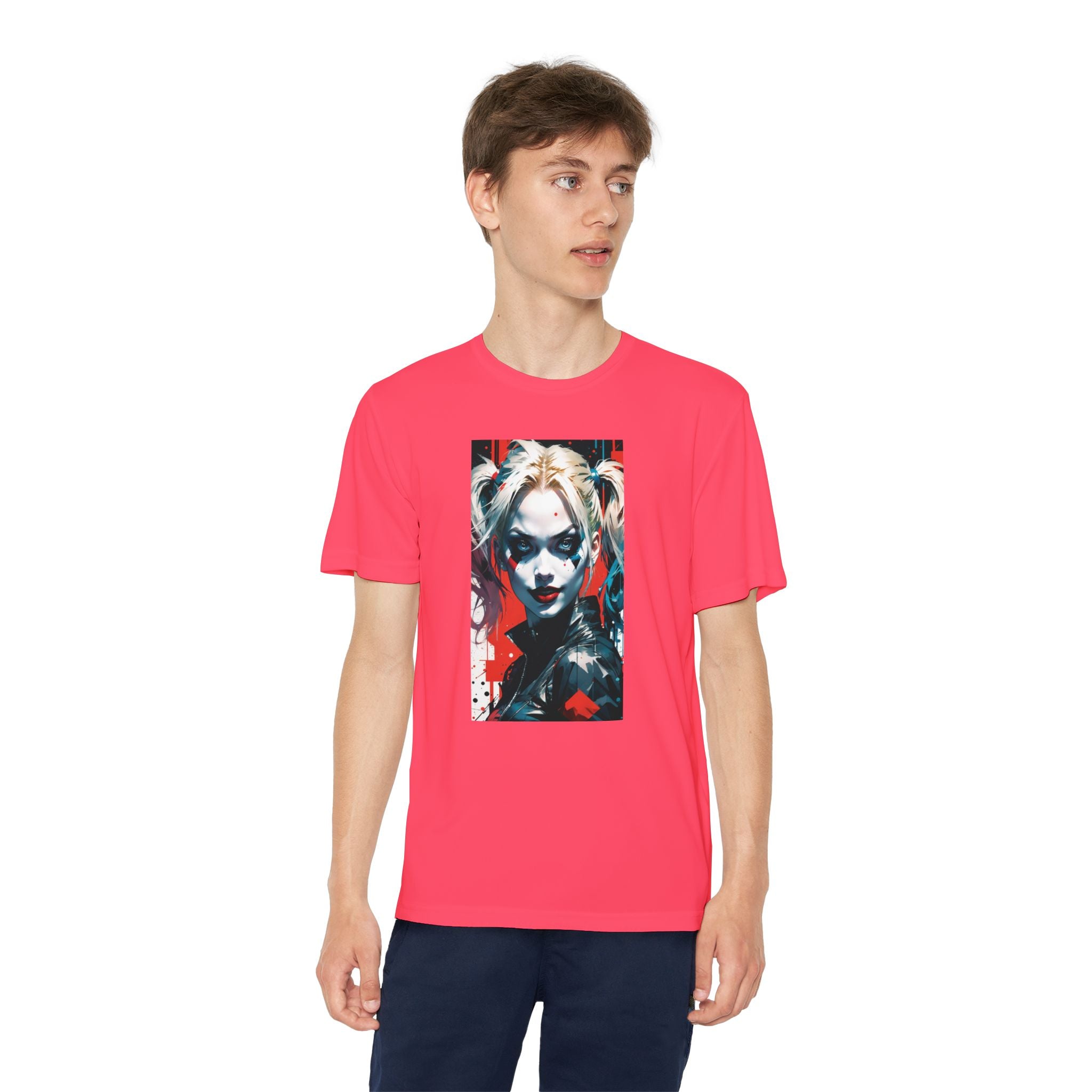 Superhero Youth T-Shirt Sports Graphic Tee, Cool Athletic Shirt for Kids