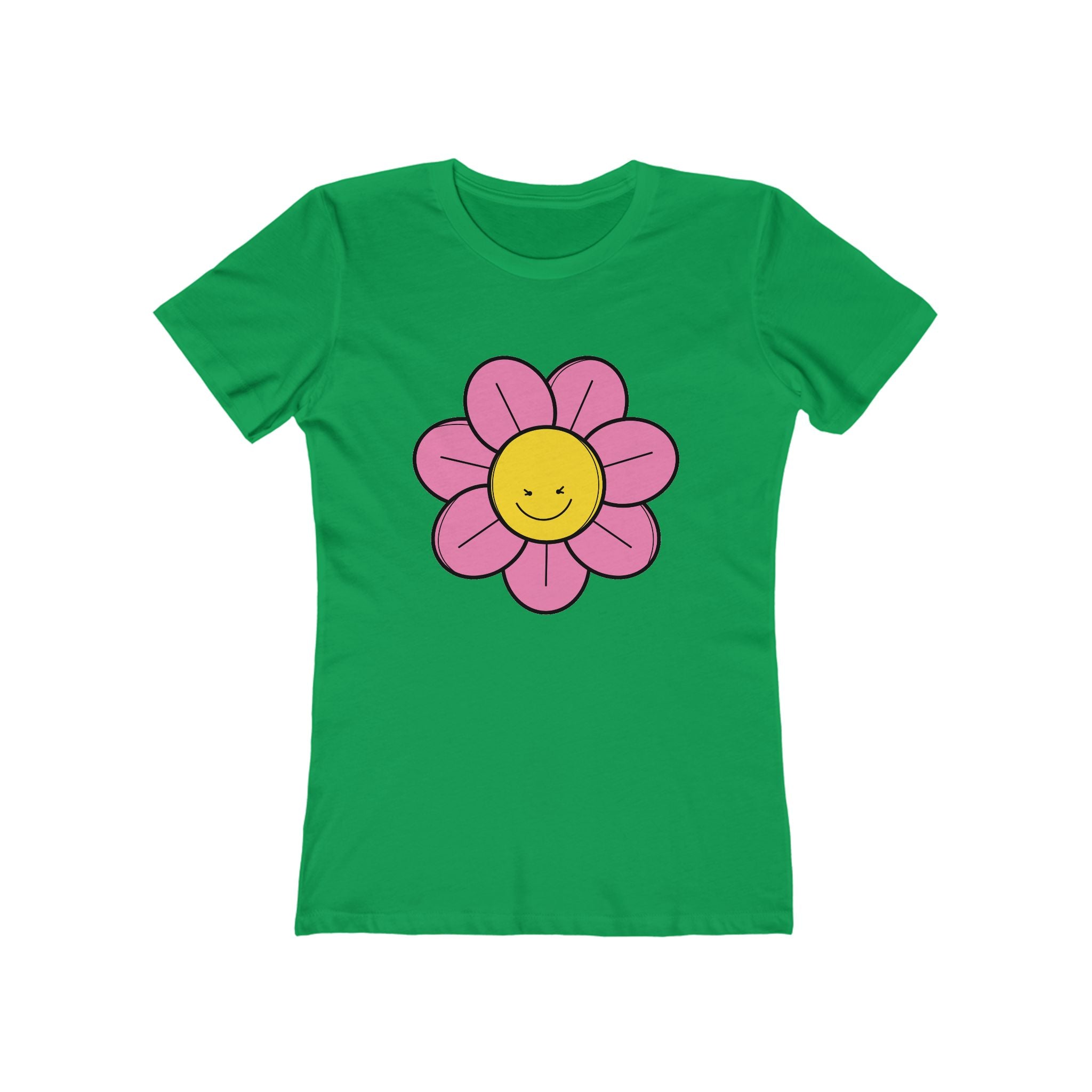Flower Women's Tshirt, Floral Graphic Tee, Casual Top for Her, Spring Blossom Shirt, Botanical Print Blouse