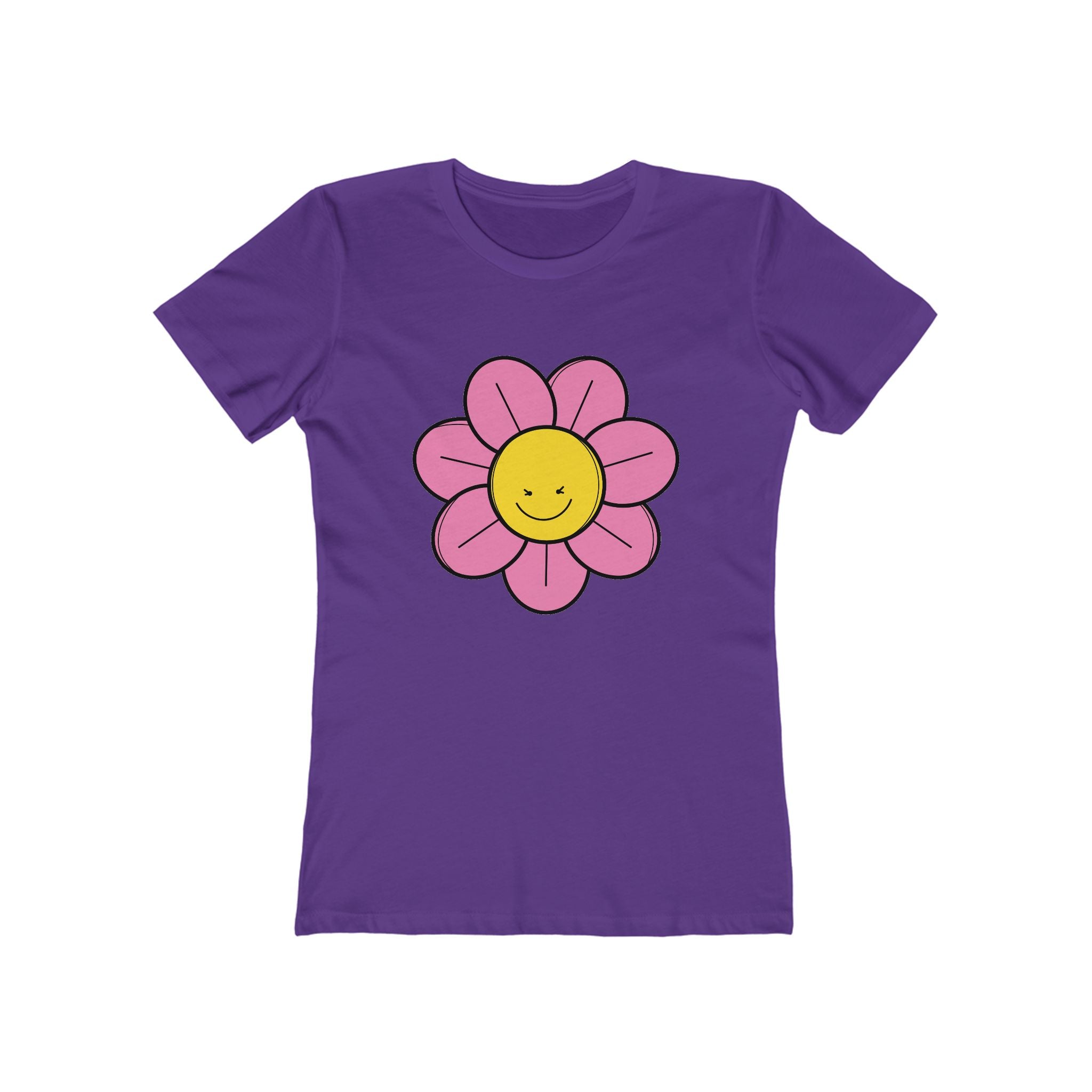 Flower Women's Tshirt, Floral Graphic Tee, Casual Top for Her, Spring Blossom Shirt, Botanical Print Blouse
