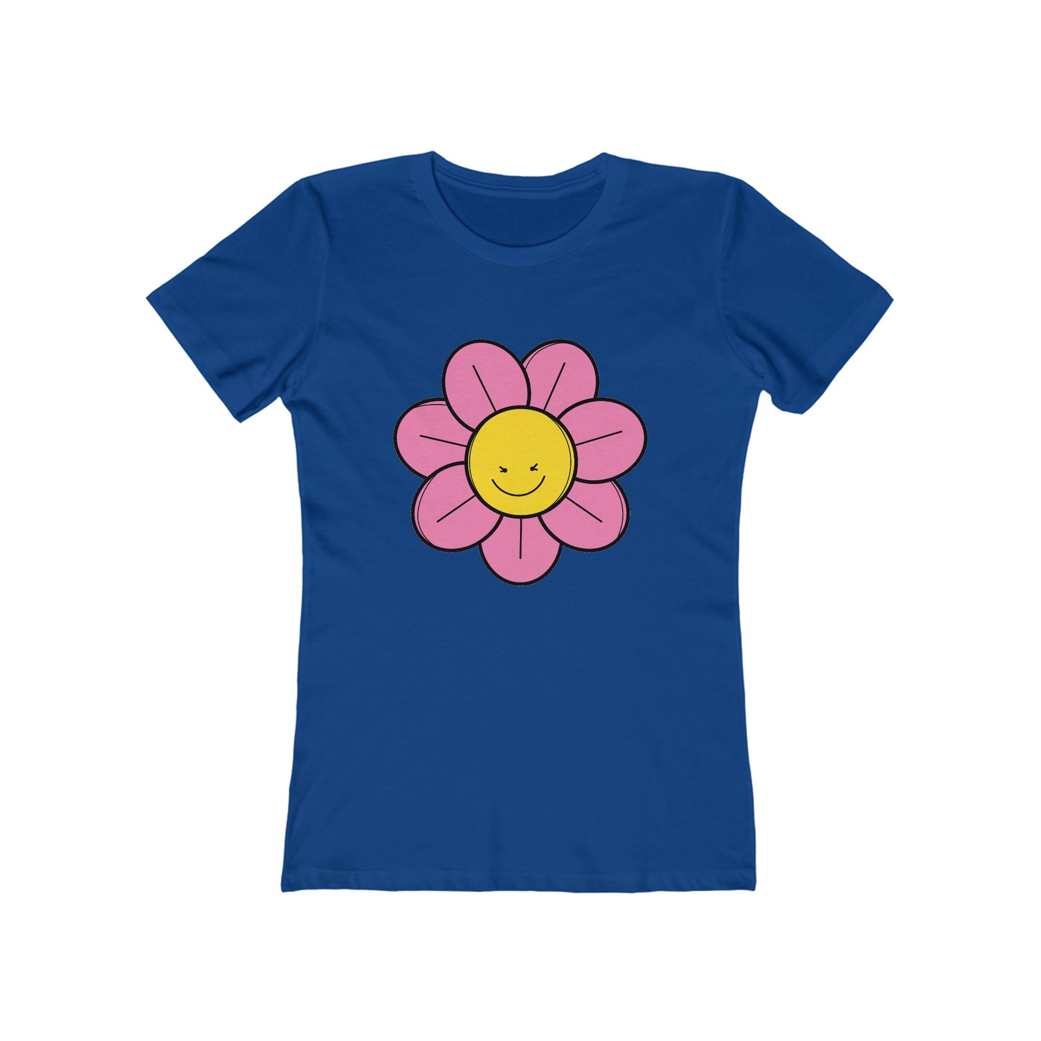 Flower Women's Tshirt, Floral Graphic Tee, Casual Top for Her, Spring Blossom Shirt, Botanical Print Blouse