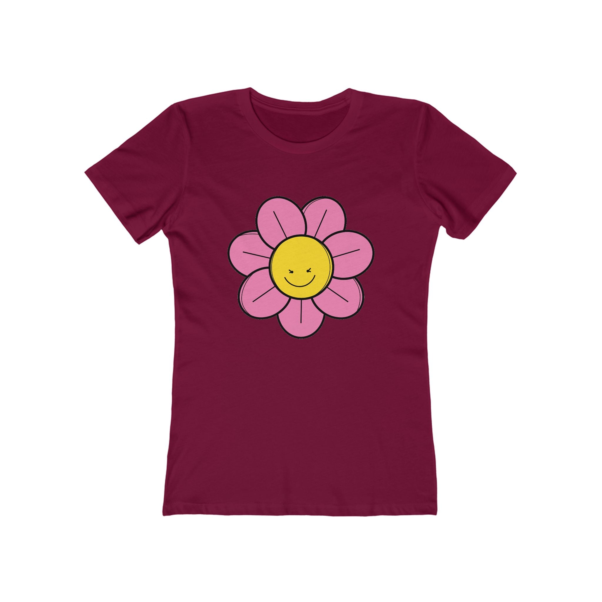 Flower Women's Tshirt, Floral Graphic Tee, Casual Top for Her, Spring Blossom Shirt, Botanical Print Blouse