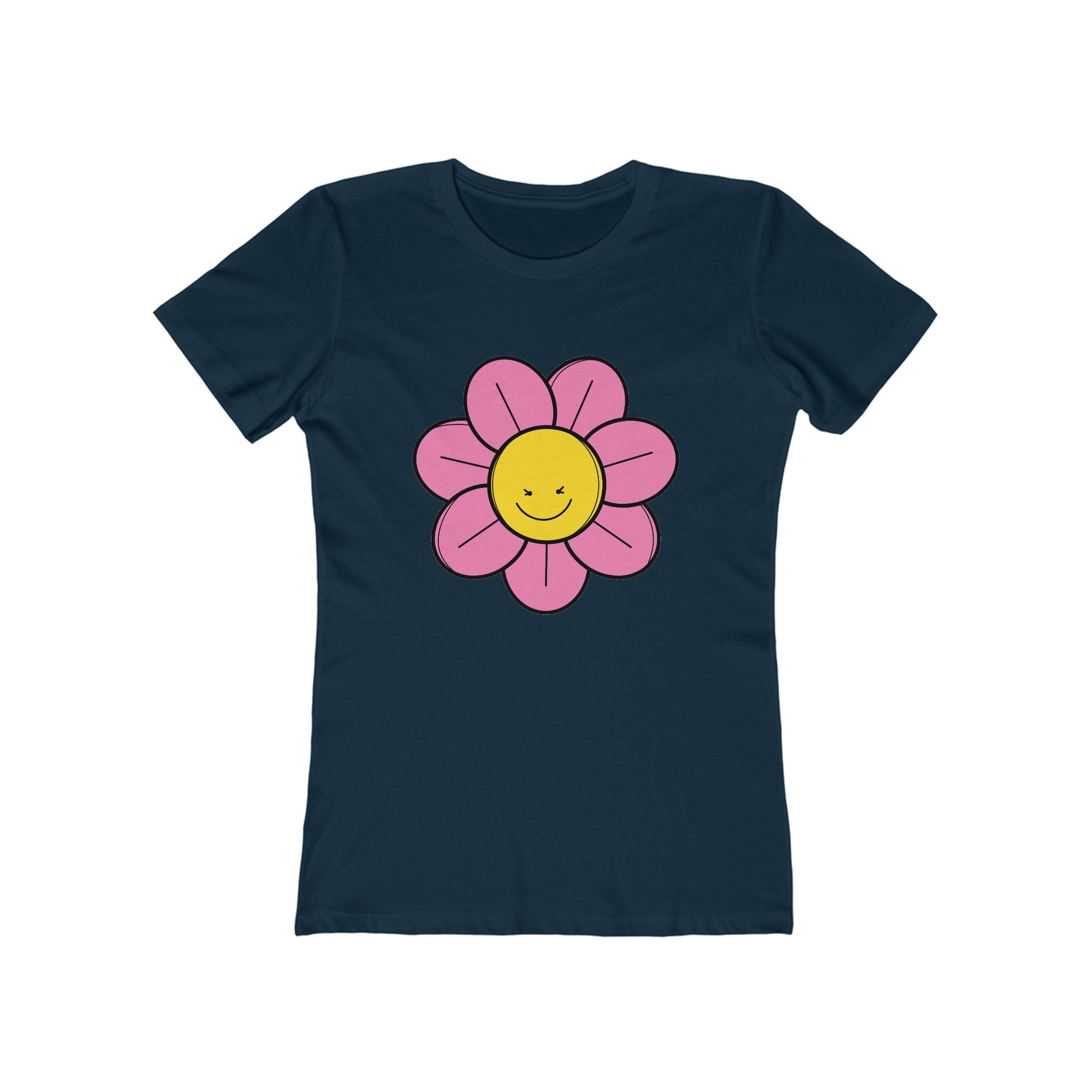 Flower Women's Tshirt, Floral Graphic Tee, Casual Top for Her, Spring Blossom Shirt, Botanical Print Blouse