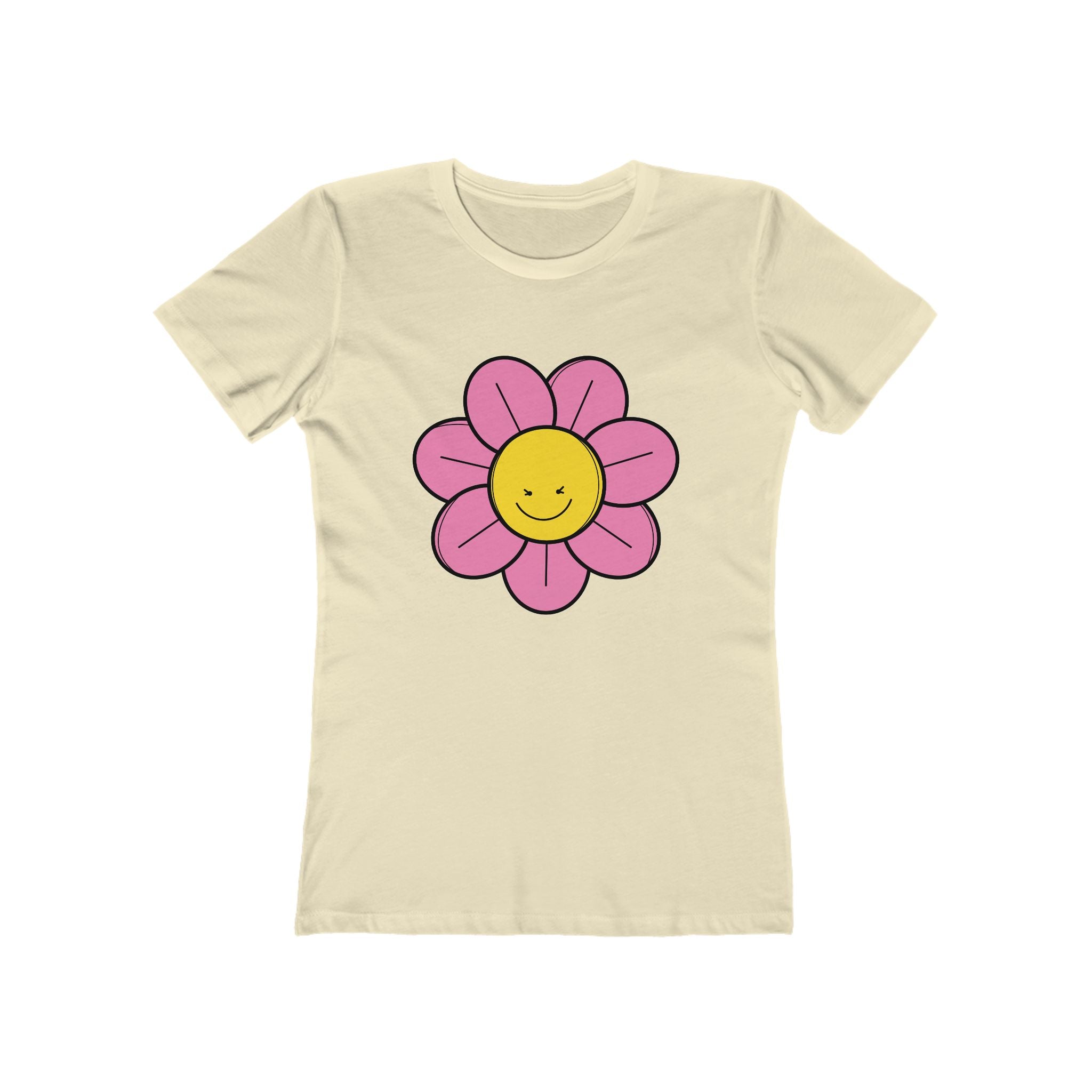 Flower Women's Tshirt, Floral Graphic Tee, Casual Top for Her, Spring Blossom Shirt, Botanical Print Blouse