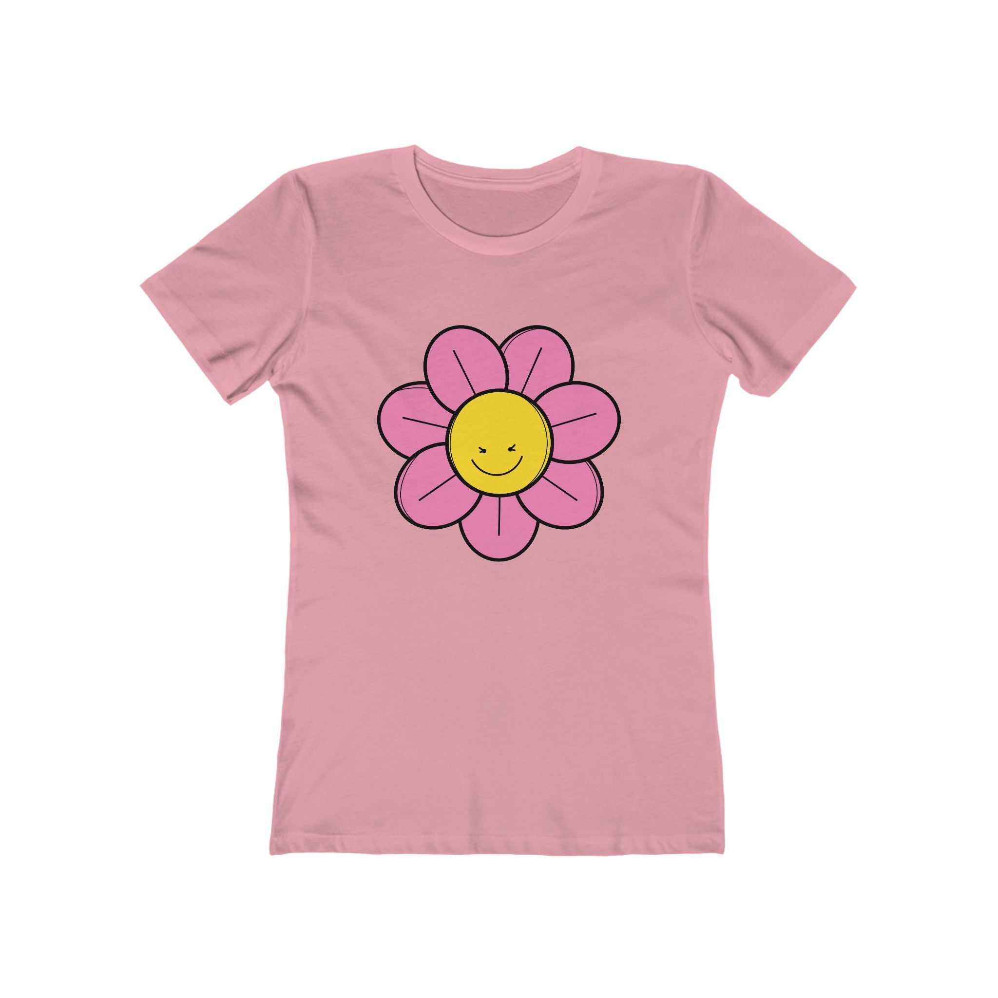 Flower Women's Tshirt, Floral Graphic Tee, Casual Top for Her, Spring Blossom Shirt, Botanical Print Blouse