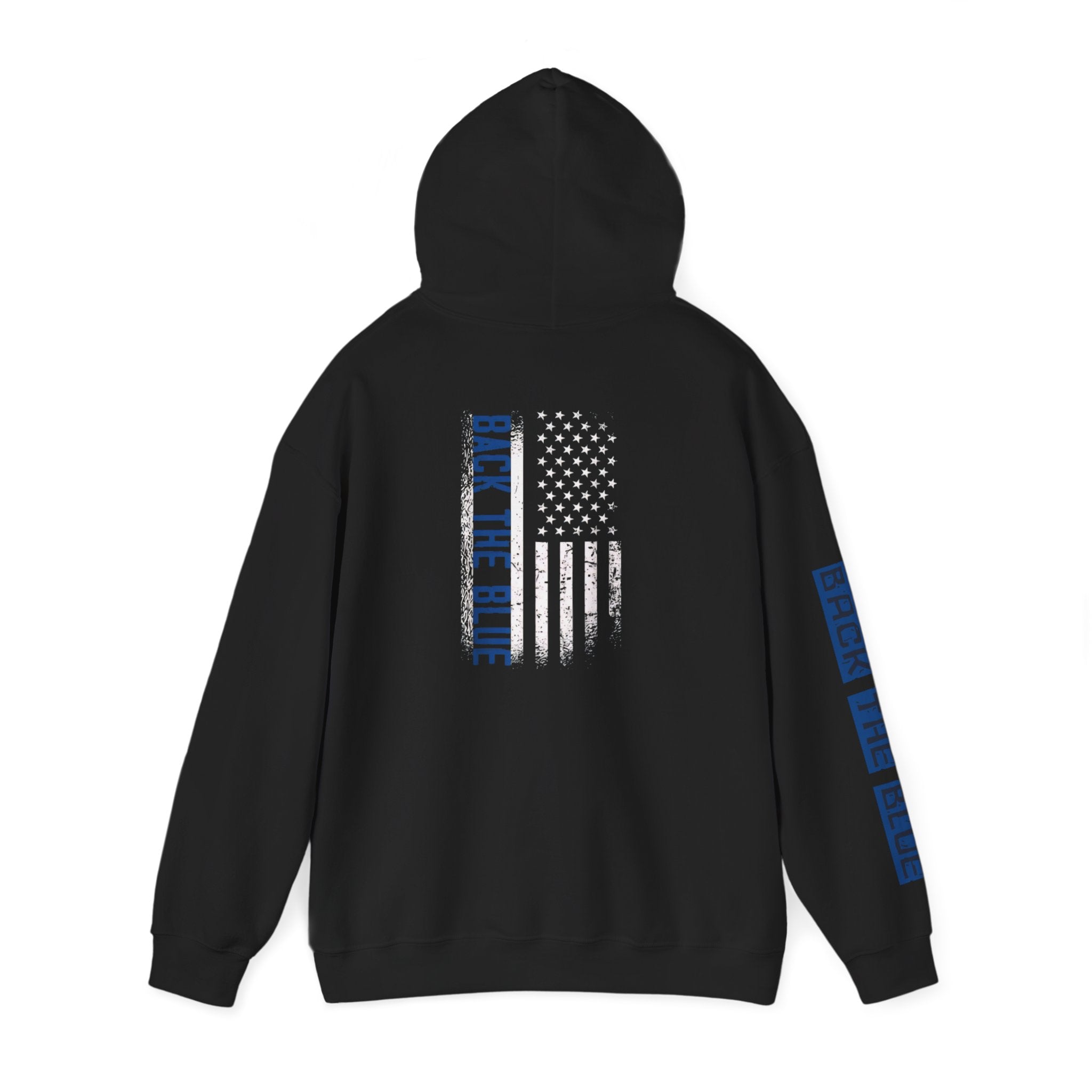 Patriotic Hoodie - Thin Blue Line Unisex Blend