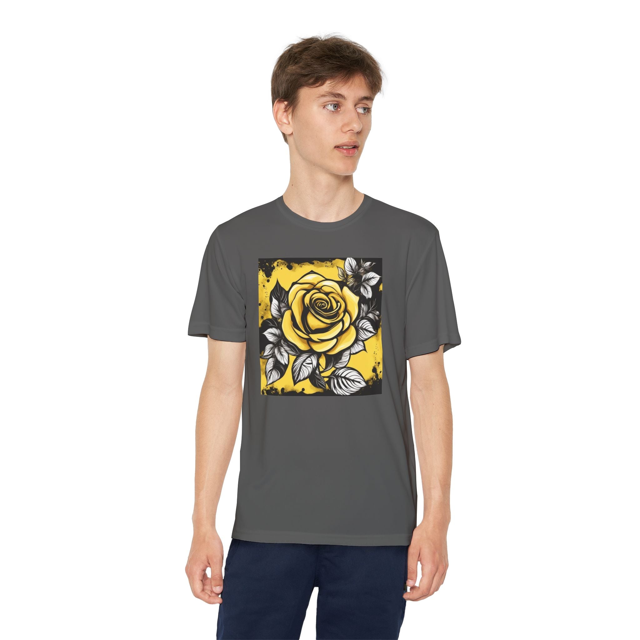 Flower Youth Tshirt, Girls Floral Tee, Kids Spring Shirt, Children's Botanical Top, Teen Blossom T-Shirt