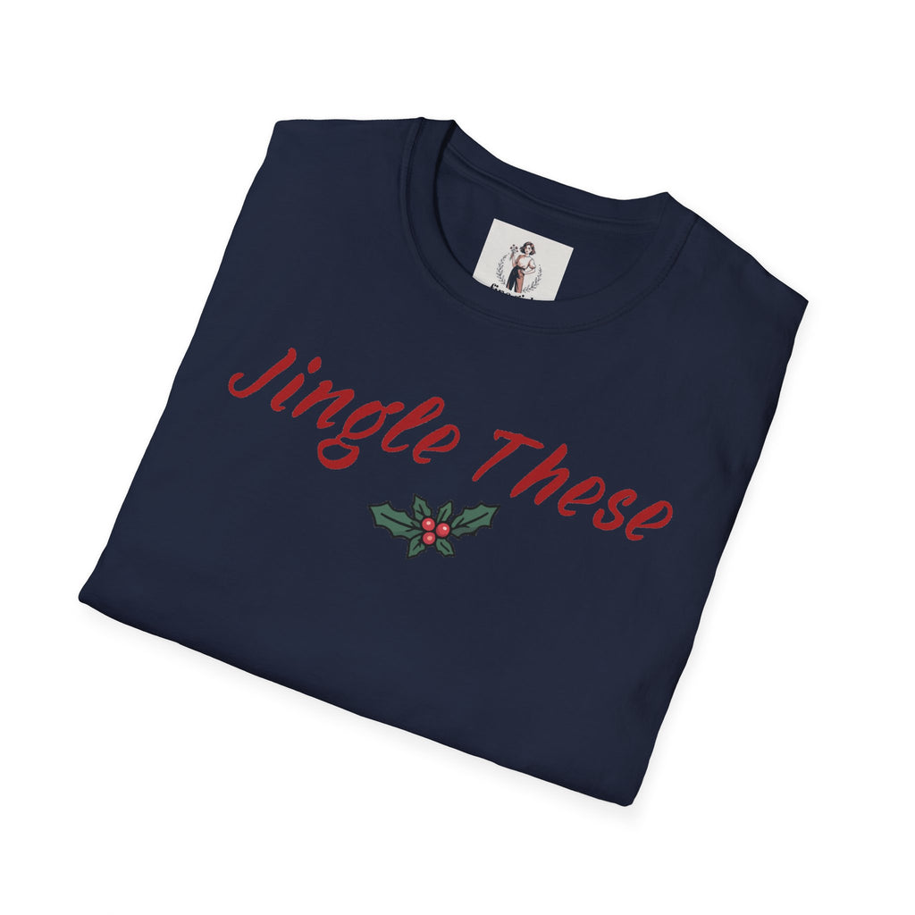 Jingle These Hand Grenades Christmas T-Shirt ~ Unisex Softstyle T-Shirt