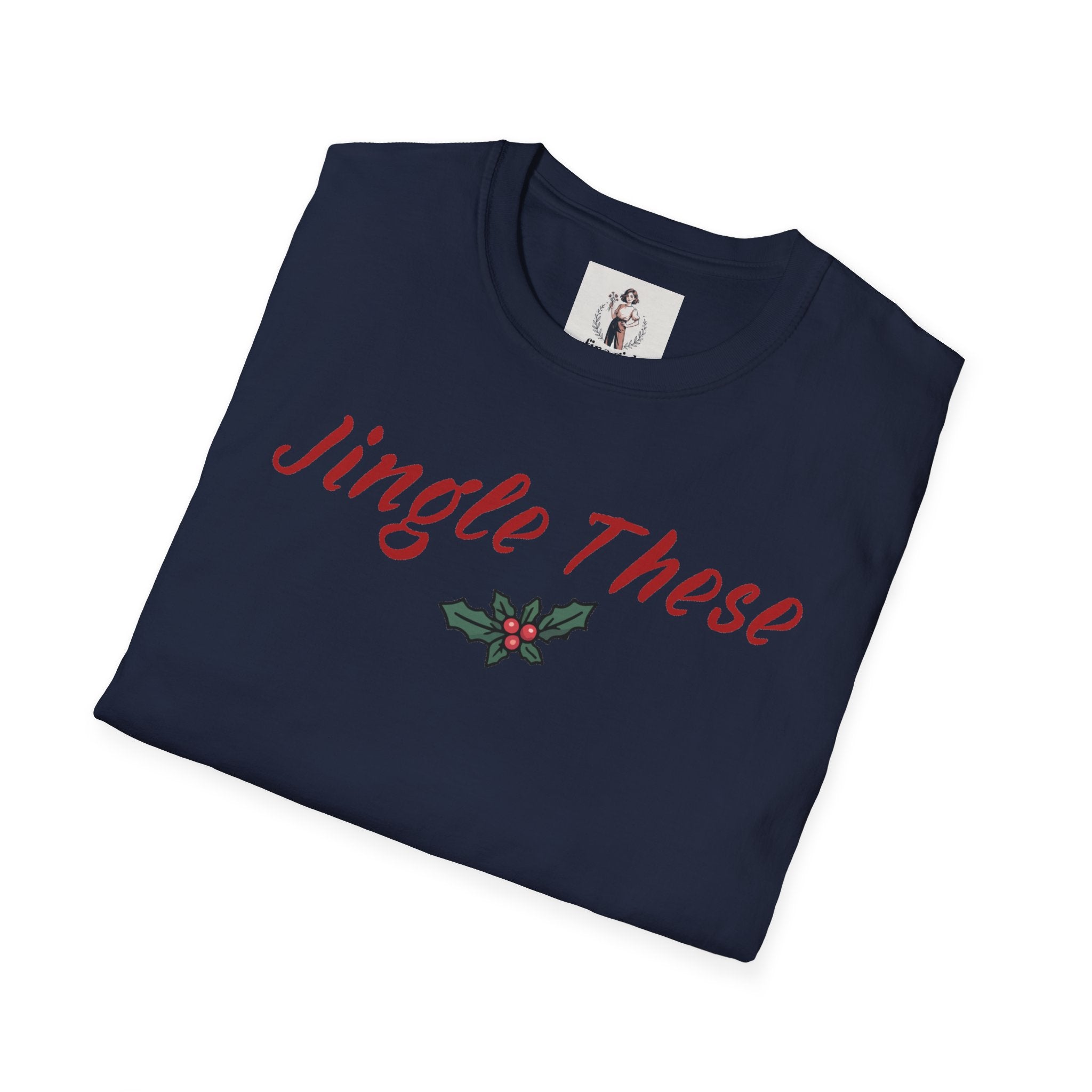 Jingle These Hand Grenades Christmas T-Shirt ~ Unisex Softstyle T-Shirt