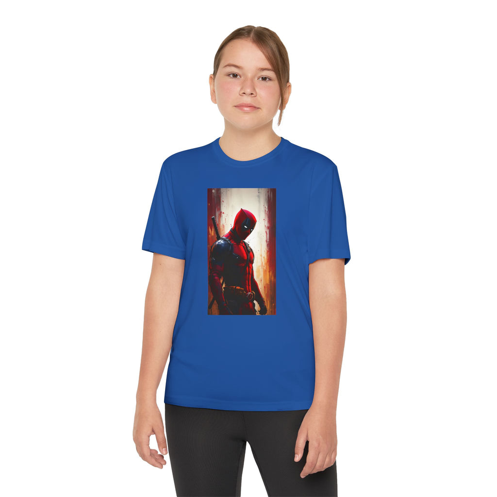 Deadpool Superhero Marvel Patriotic, Kids Graphic T-Shirt, Boys Hero Top, Girls Comic Book Clothing, Birthday