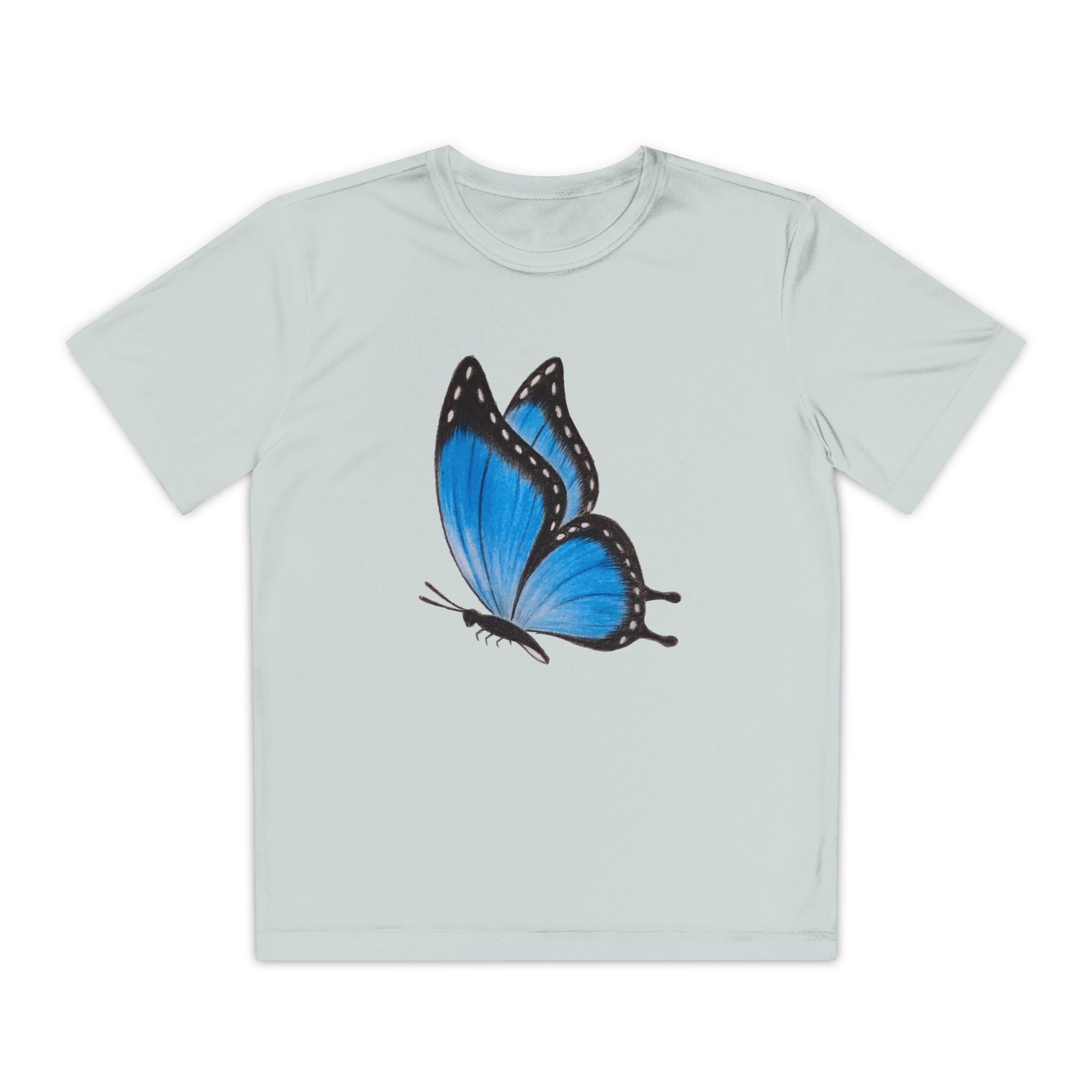 Butterffy Youth T-Shirt Sports Graphic Tee, Cool Athletic Shirt for Kids, Perfect for Sports Events, Team Spirit