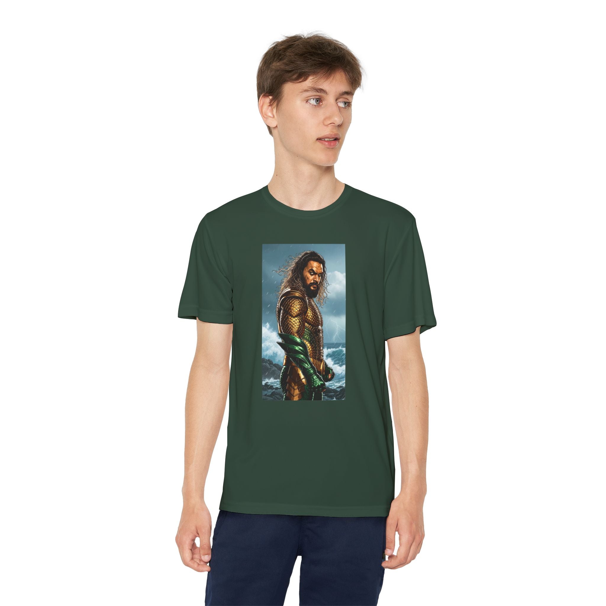 Aquaman Superhero Youth Tee, Kids Superhero Shirt, Child Aquaman T-shirt, Comic Book Tee, Superhero Fan Gift