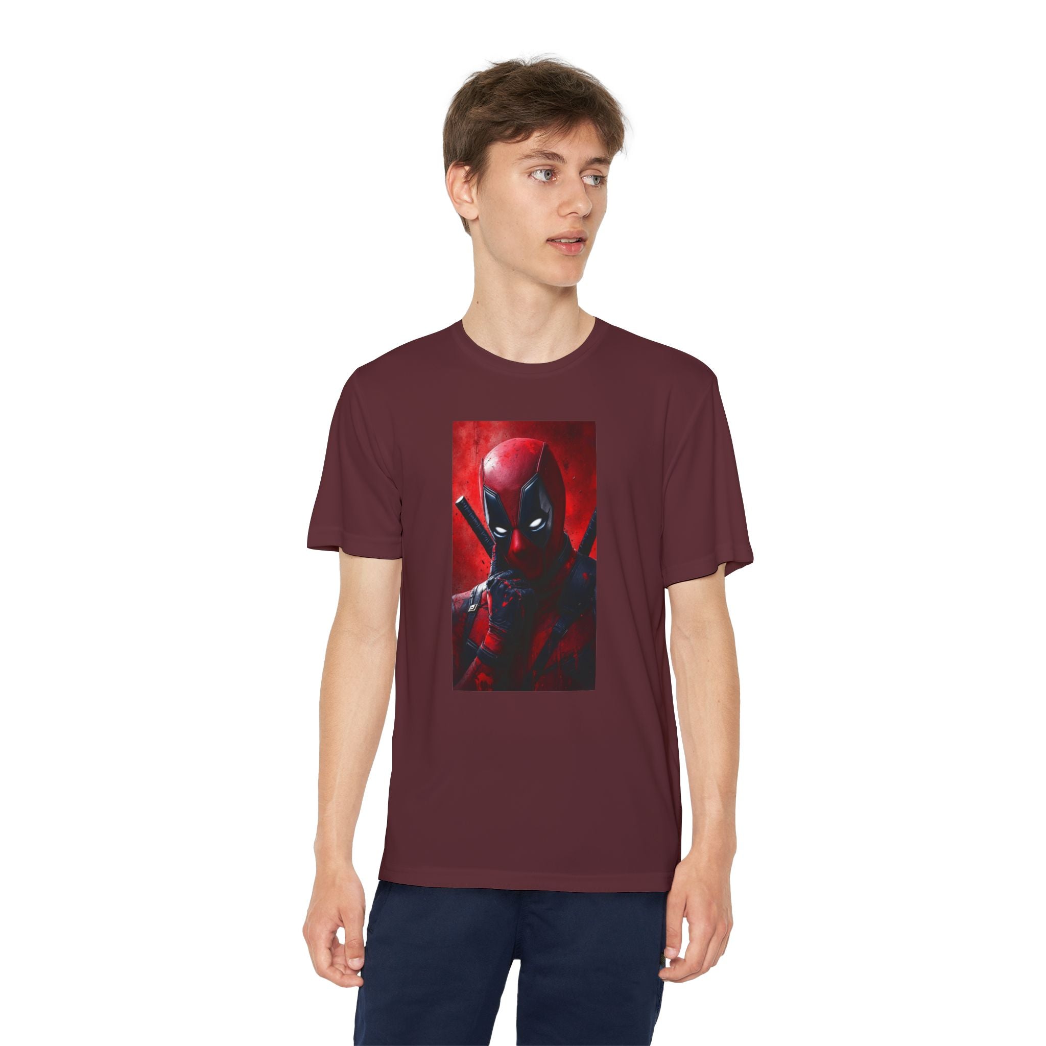 Deadpool Superhero Marvel Patriotic, Kids Graphic T-Shirt, Boys Hero Top, Girls Comic Book Clothing, Birthday
