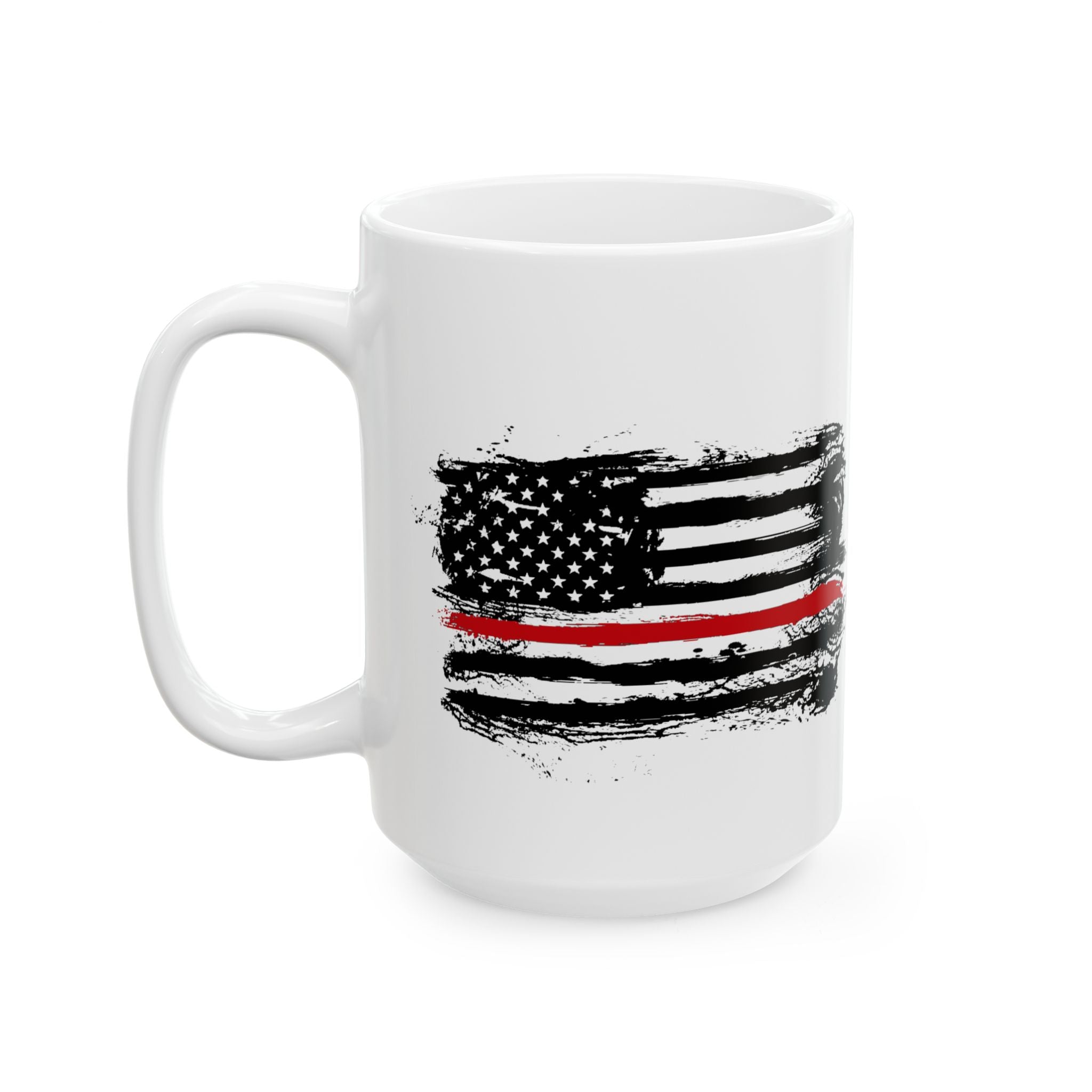 Thin Red Line Flag Patriotic Coffee  & Tea Mug
