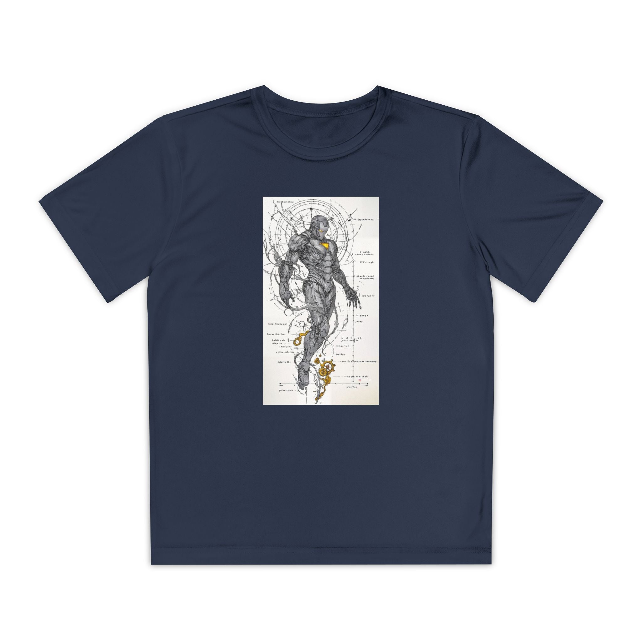 Superhero Youth T-Shirt Sports Graphic Tee, Cool Athletic Shirt for Kids