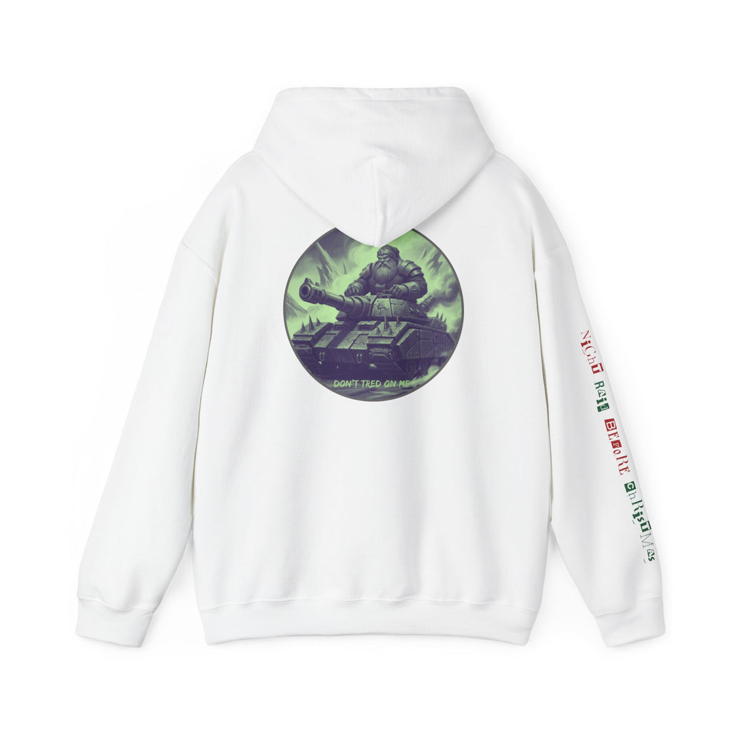 Santa Claus On A Tank Christmas Patriotic Hoodie Rebel Spirit Unisex Hoodie