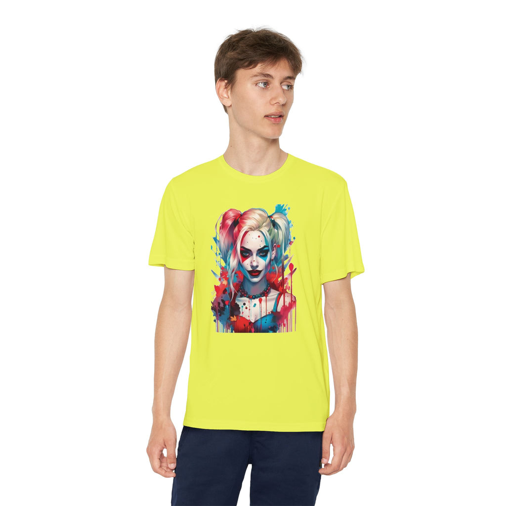 Superhero Youth T-Shirt Sports Graphic Tee, Cool Athletic Shirt for Kids