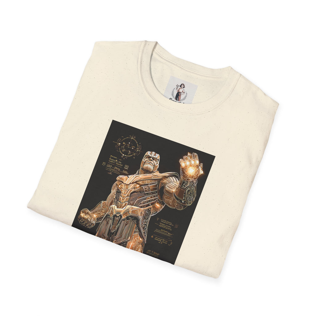 Thanos Superhero Marvel Unisex Softstyle T-Shirt, Comic Book Tee, Geeky Clothing, Cosplay Costume Top