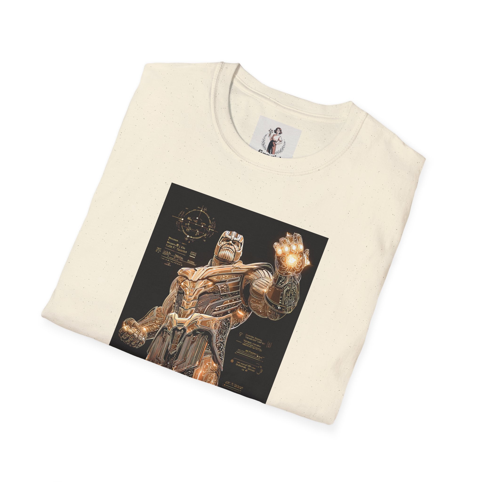 Thanos Superhero Marvel Unisex Softstyle T-Shirt, Comic Book Tee, Geeky Clothing, Cosplay Costume Top