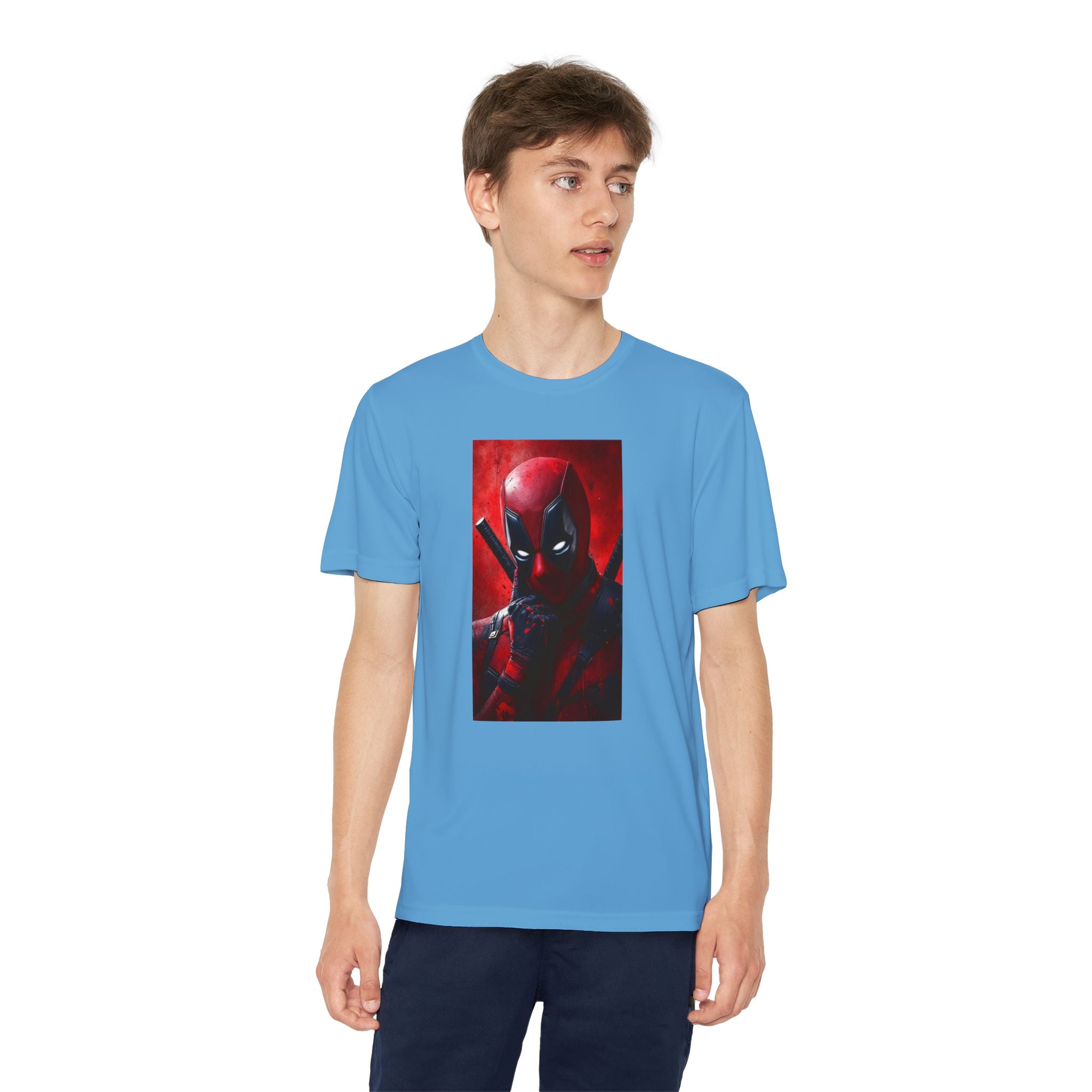 Deadpool Superhero Marvel Patriotic, Kids Graphic T-Shirt, Boys Hero Top, Girls Comic Book Clothing, Birthday