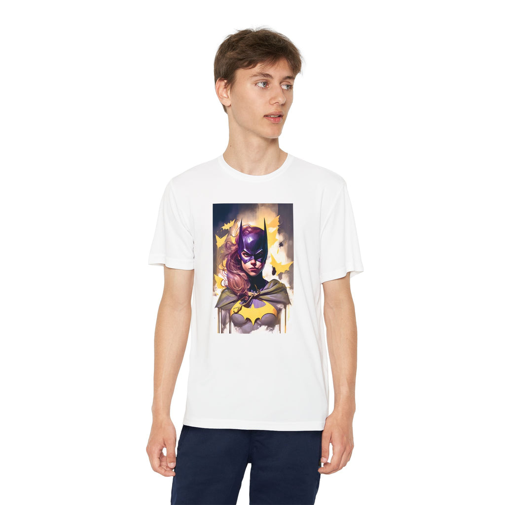 Superhero Youth T-Shirt Sports Graphic Tee, Cool Athletic Shirt for Kids