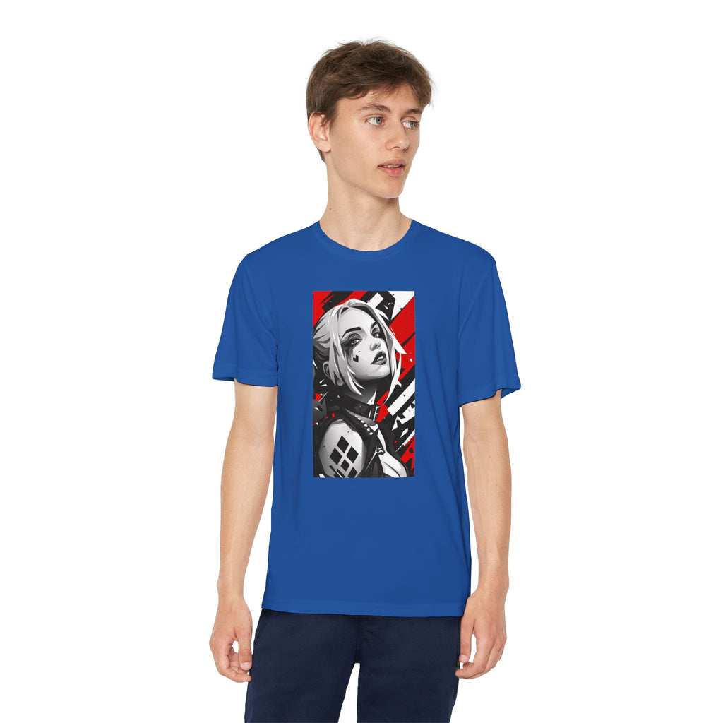 Superhero Youth T-Shirt Sports Graphic Tee, Cool Athletic Shirt for Kids