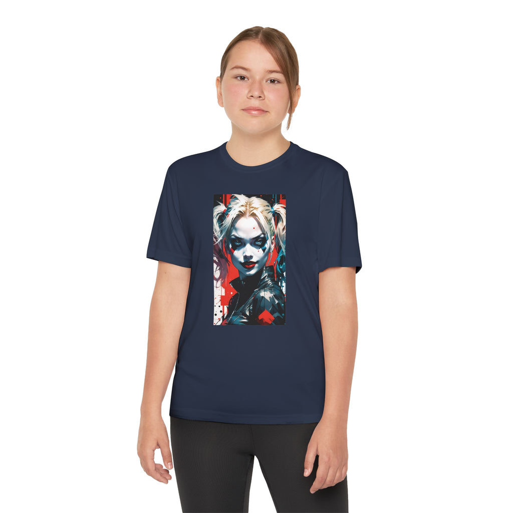 Superhero Youth T-Shirt Sports Graphic Tee, Cool Athletic Shirt for Kids