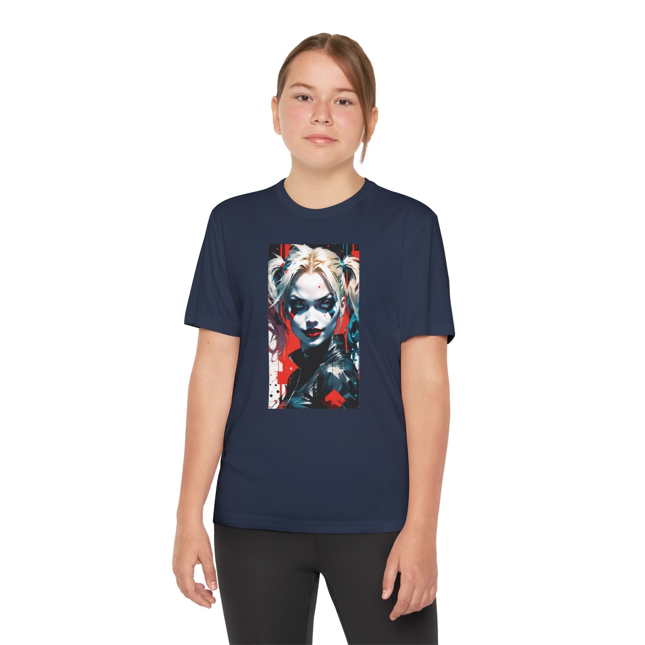 Superhero Youth T-Shirt Sports Graphic Tee, Cool Athletic Shirt for Kids