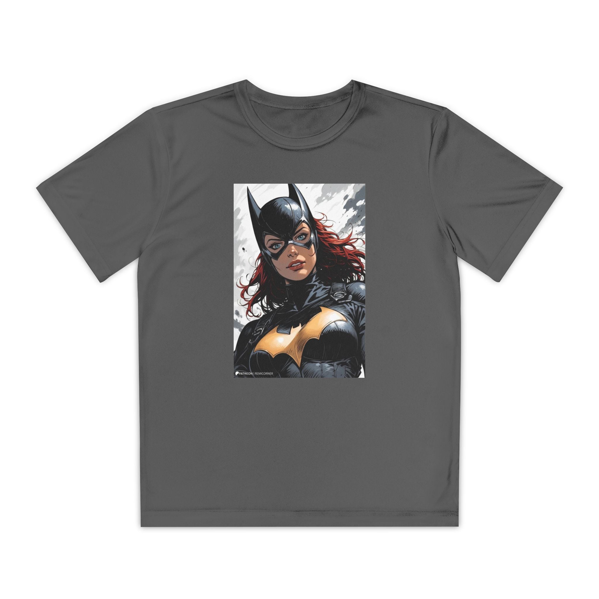 Superhero Youth T-Shirt Sports Graphic Tee, Cool Athletic Shirt for Kids