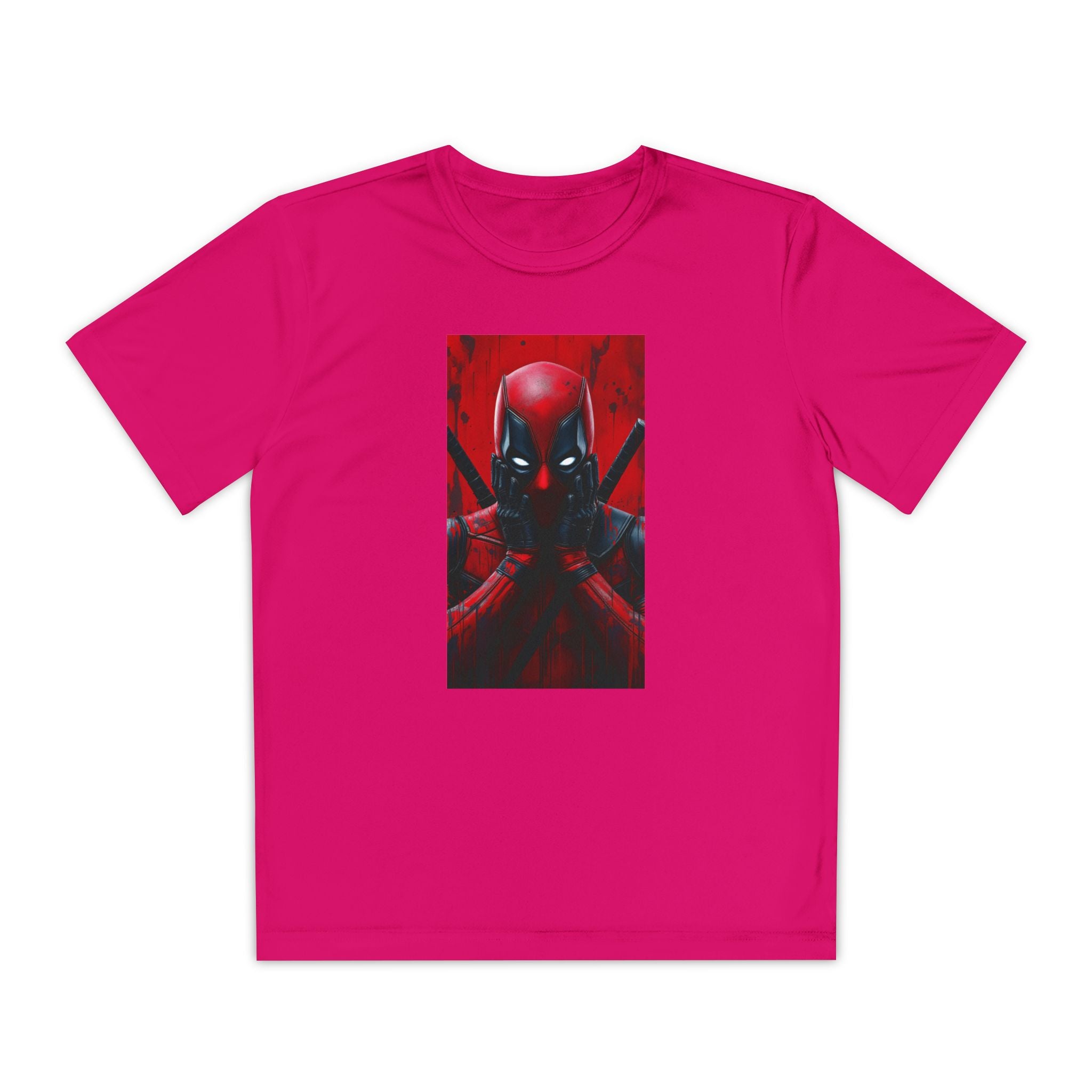 Deadpool Superhero Marvel Patriotic, Kids Graphic T-Shirt, Boys Hero Top, Girls Comic Book Clothing, Birthday