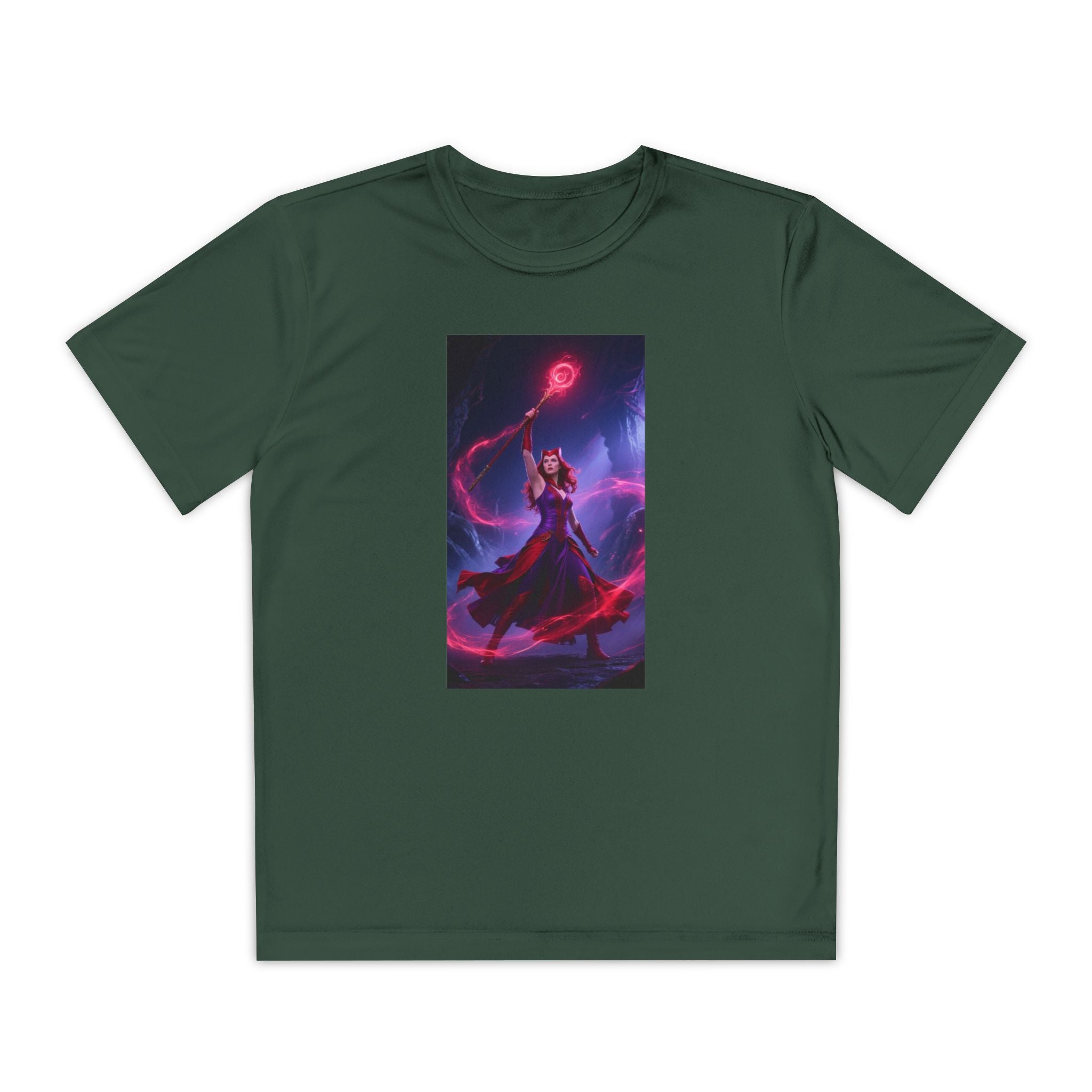 Superhero Youth T-Shirt Sports Graphic Tee, Cool Athletic Shirt for Kids