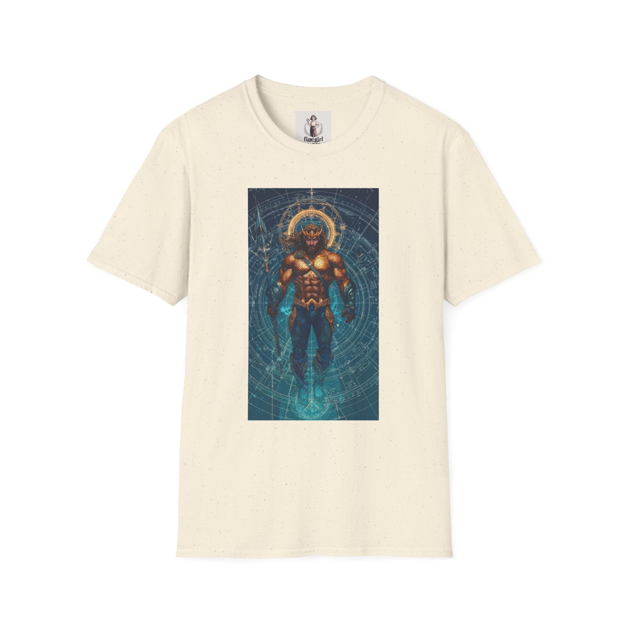 Aquaman Superhero Marvel Unisex Softstyle T-Shirt, Comic Book Tee, Geeky Clothing, Cosplay Costume Top