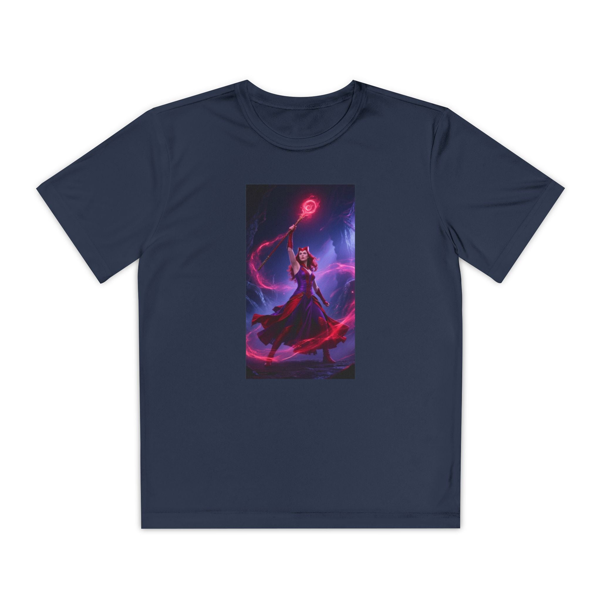 Superhero Youth T-Shirt Sports Graphic Tee, Cool Athletic Shirt for Kids