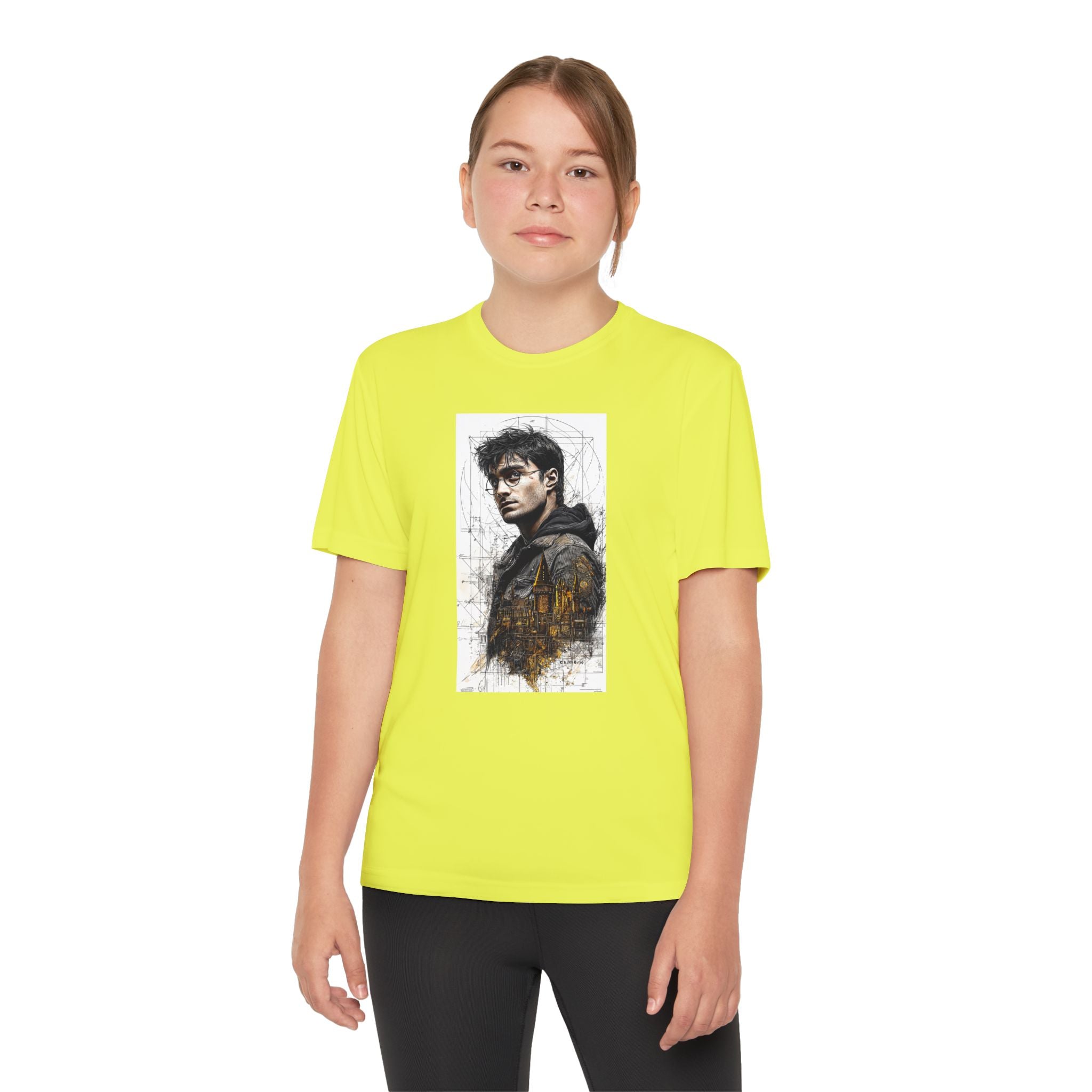 Youth Competitor Tee - Harry Potter, Wizard School Shirt, Magical Kids Top, Hogwarts Fan Gift, Sorcerer's Stone T-Shirt