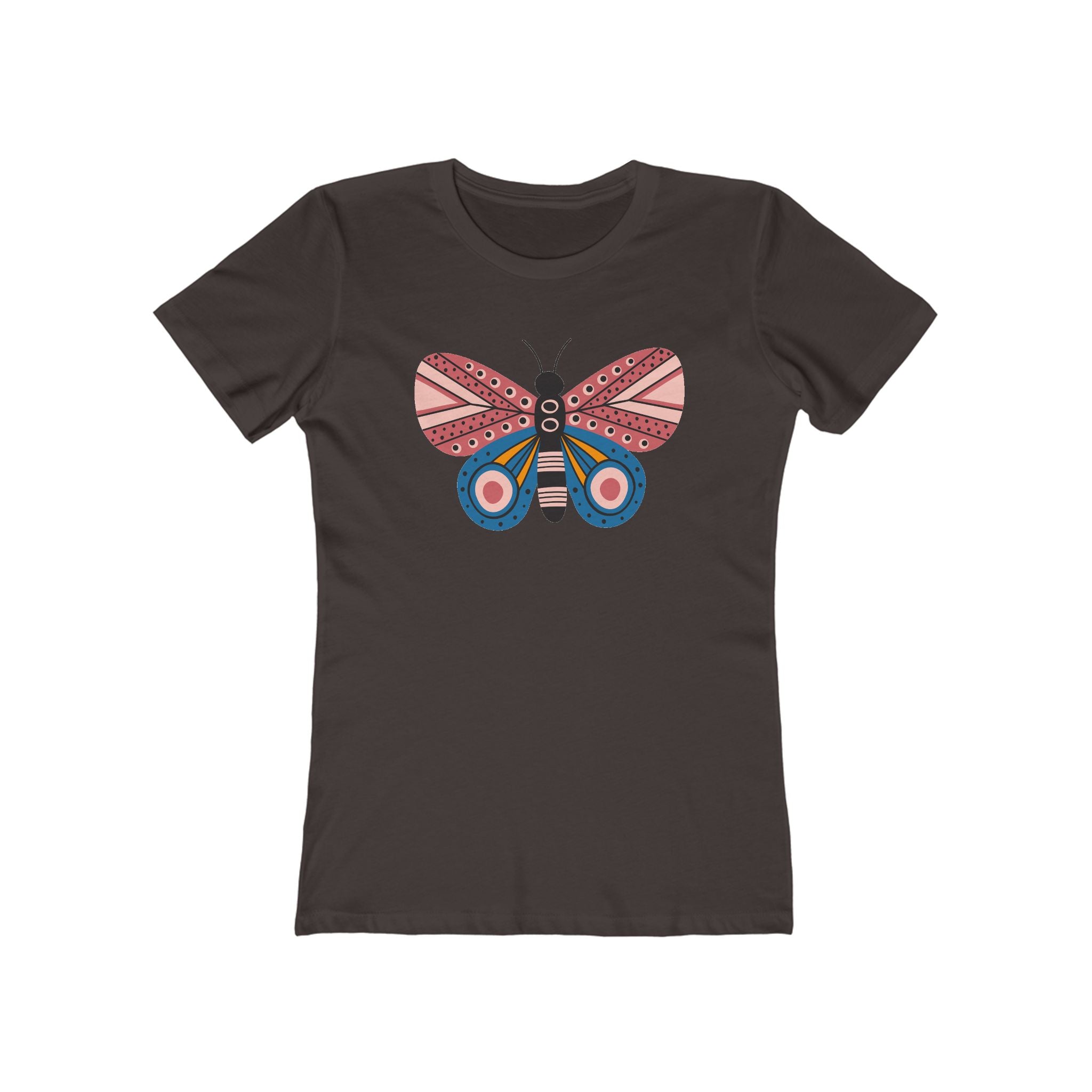 Butterfly Women's Tshirt, Butterfly Graphic Tee, Women's Butterfly Shirt, Butterfly Print Shirt, Boho Butterfly Tee