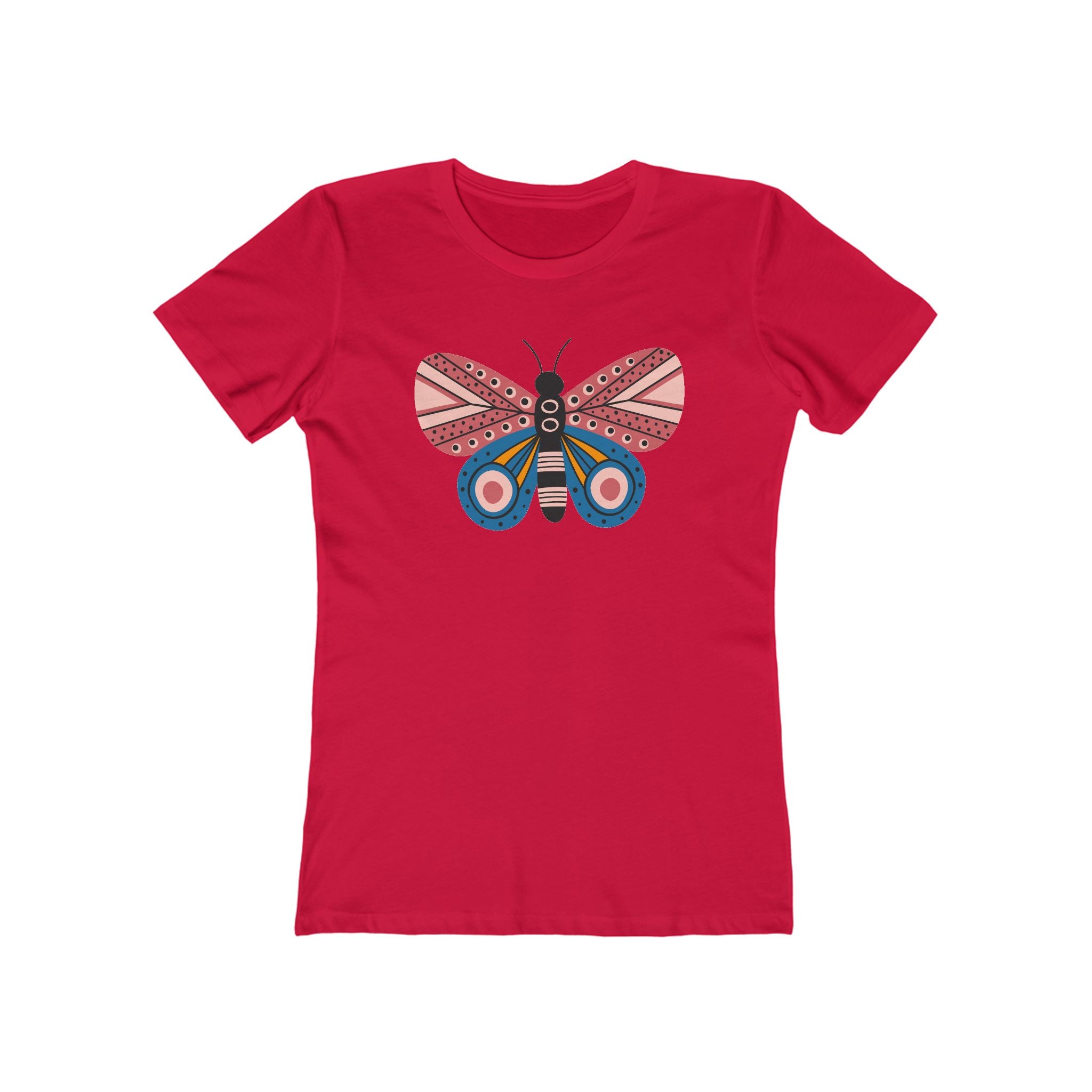 Butterfly Women's Tshirt, Butterfly Graphic Tee, Women's Butterfly Shirt, Butterfly Print Shirt, Boho Butterfly Tee