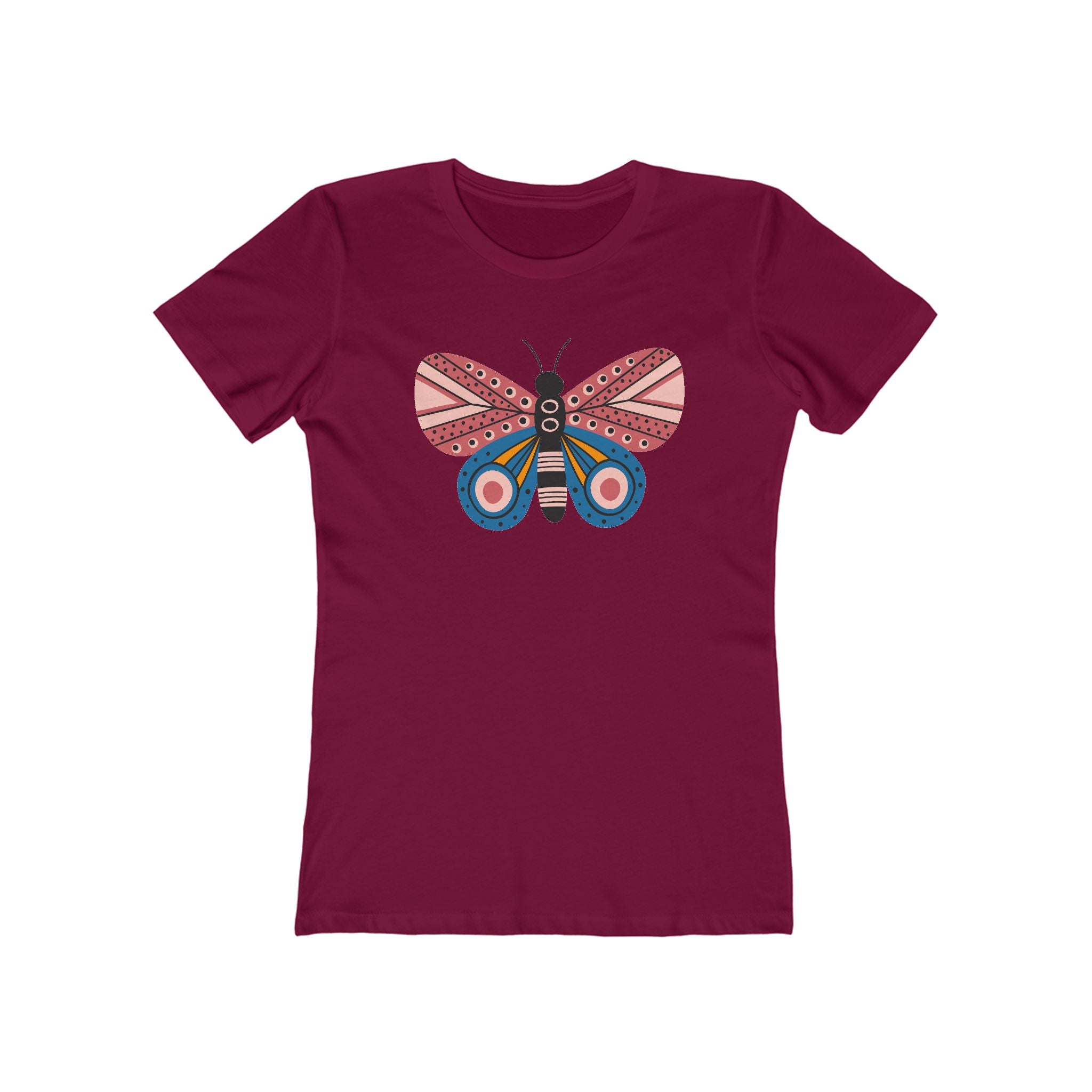 Butterfly Women's Tshirt, Butterfly Graphic Tee, Women's Butterfly Shirt, Butterfly Print Shirt, Boho Butterfly Tee