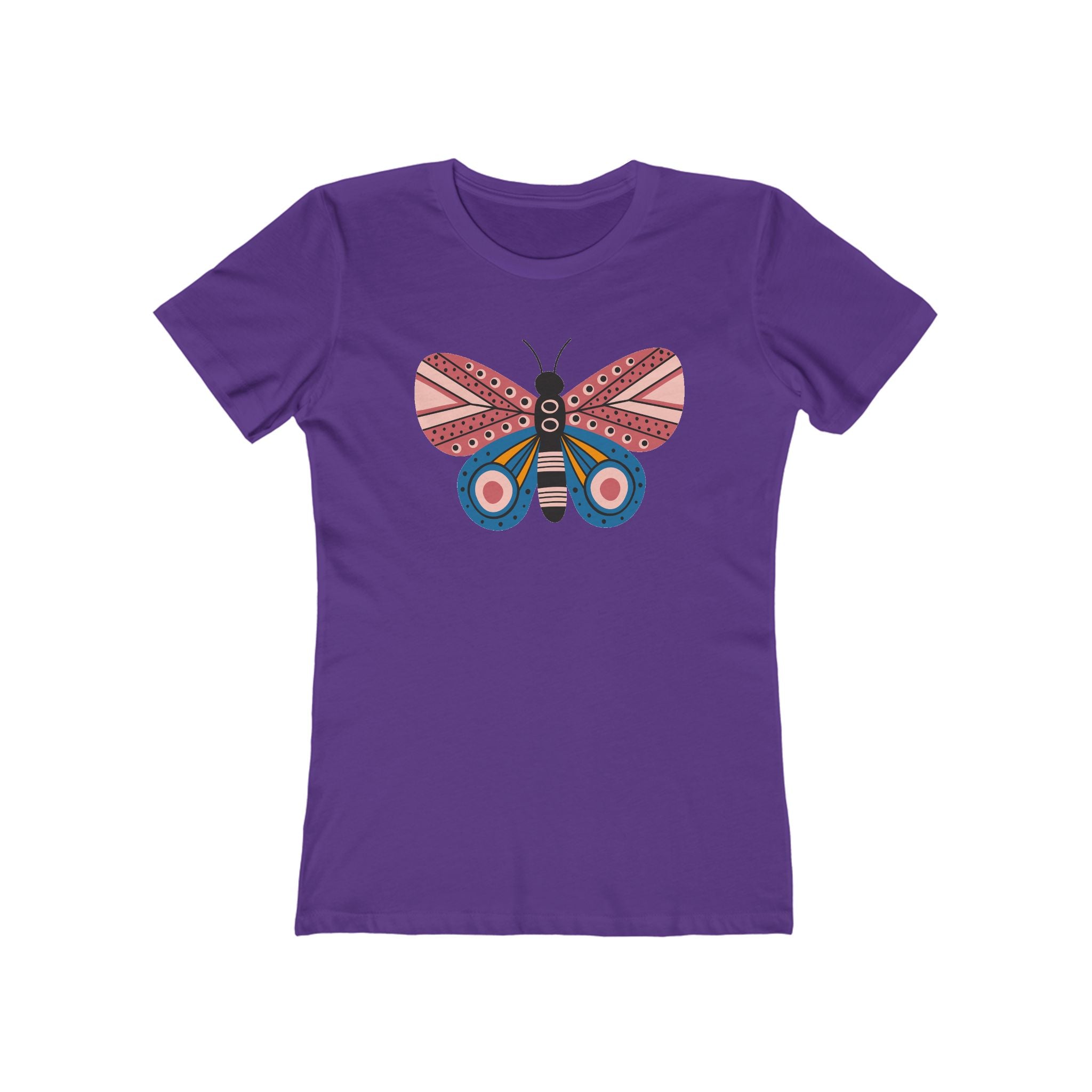 Butterfly Women's Tshirt, Butterfly Graphic Tee, Women's Butterfly Shirt, Butterfly Print Shirt, Boho Butterfly Tee