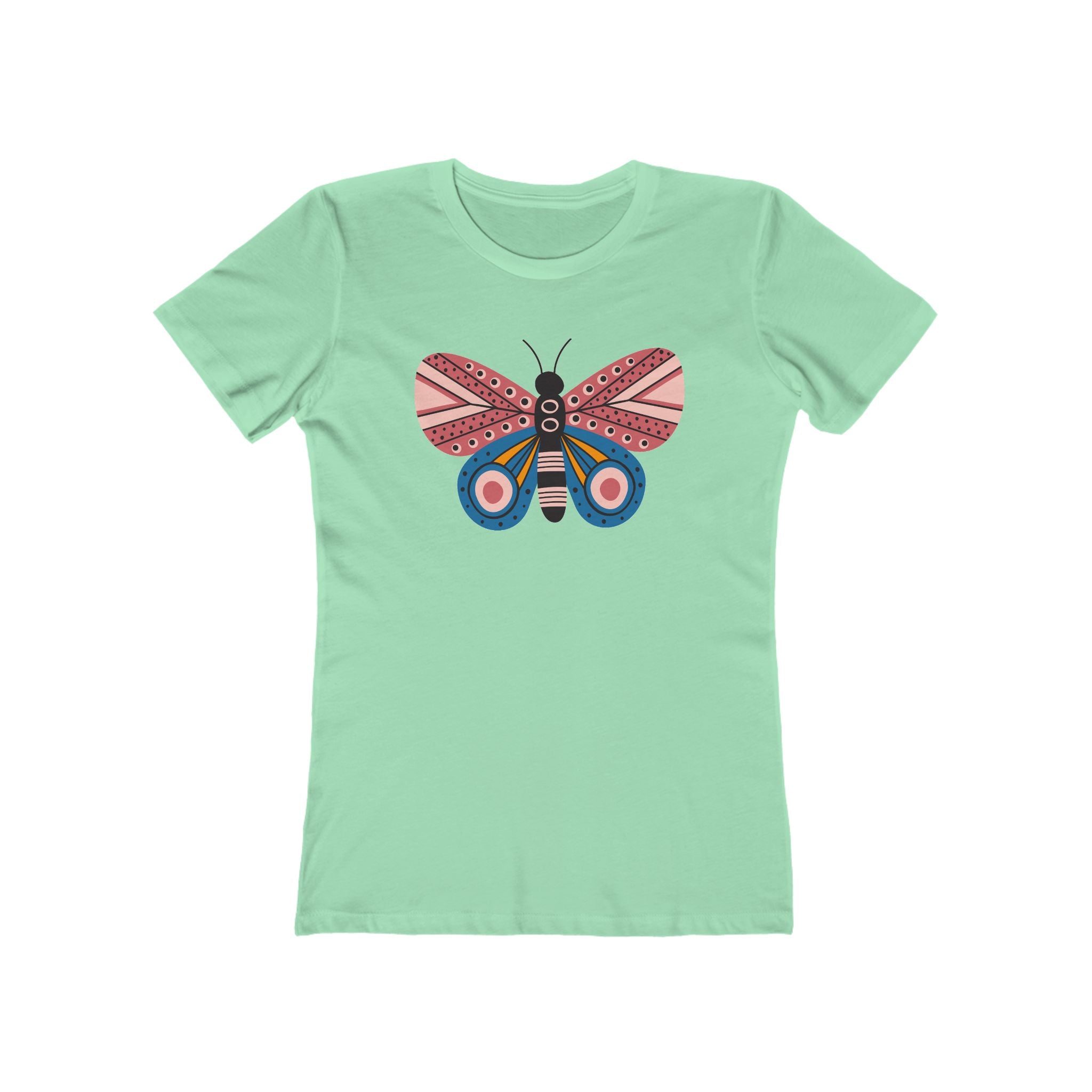 Butterfly Women's Tshirt, Butterfly Graphic Tee, Women's Butterfly Shirt, Butterfly Print Shirt, Boho Butterfly Tee
