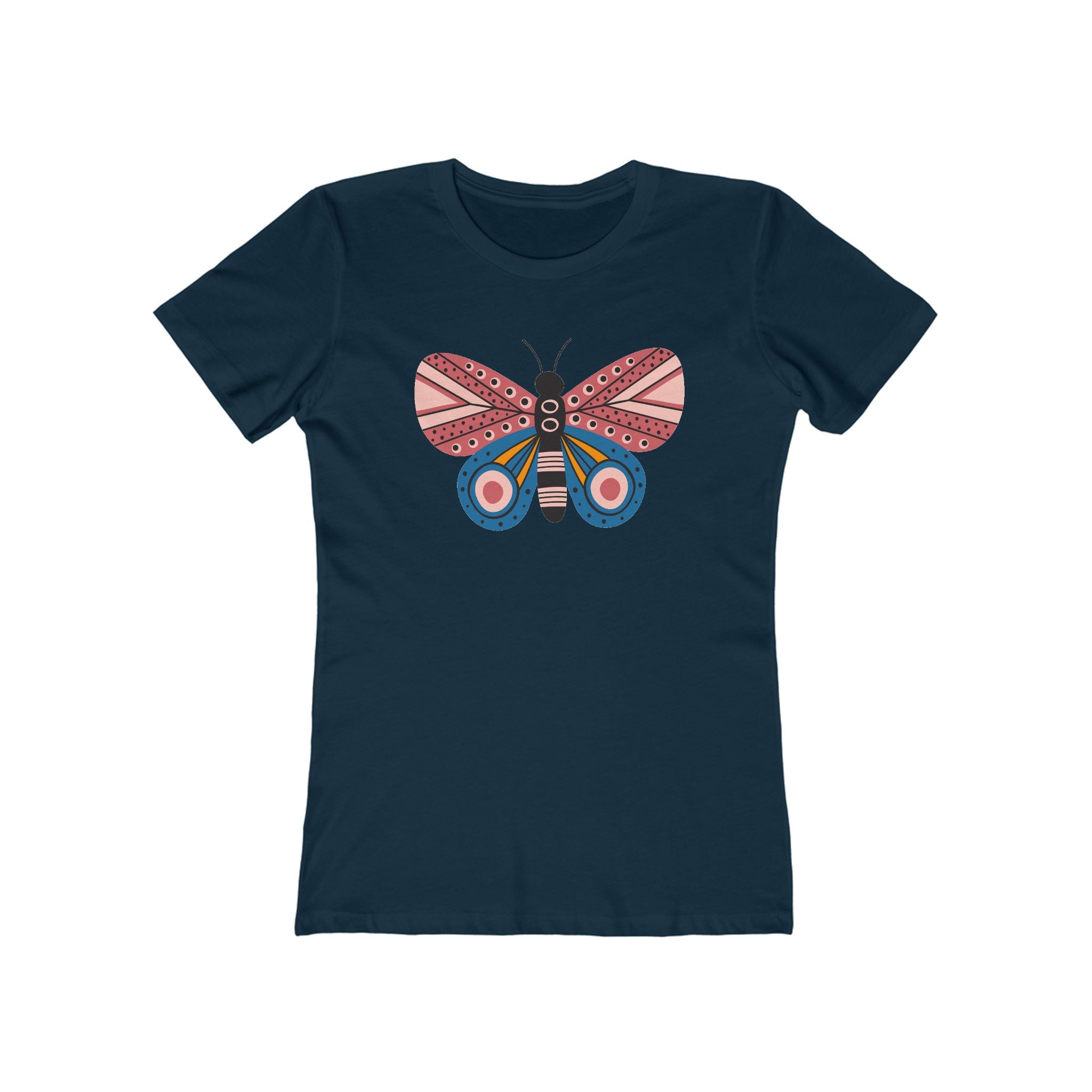 Butterfly Women's Tshirt, Butterfly Graphic Tee, Women's Butterfly Shirt, Butterfly Print Shirt, Boho Butterfly Tee