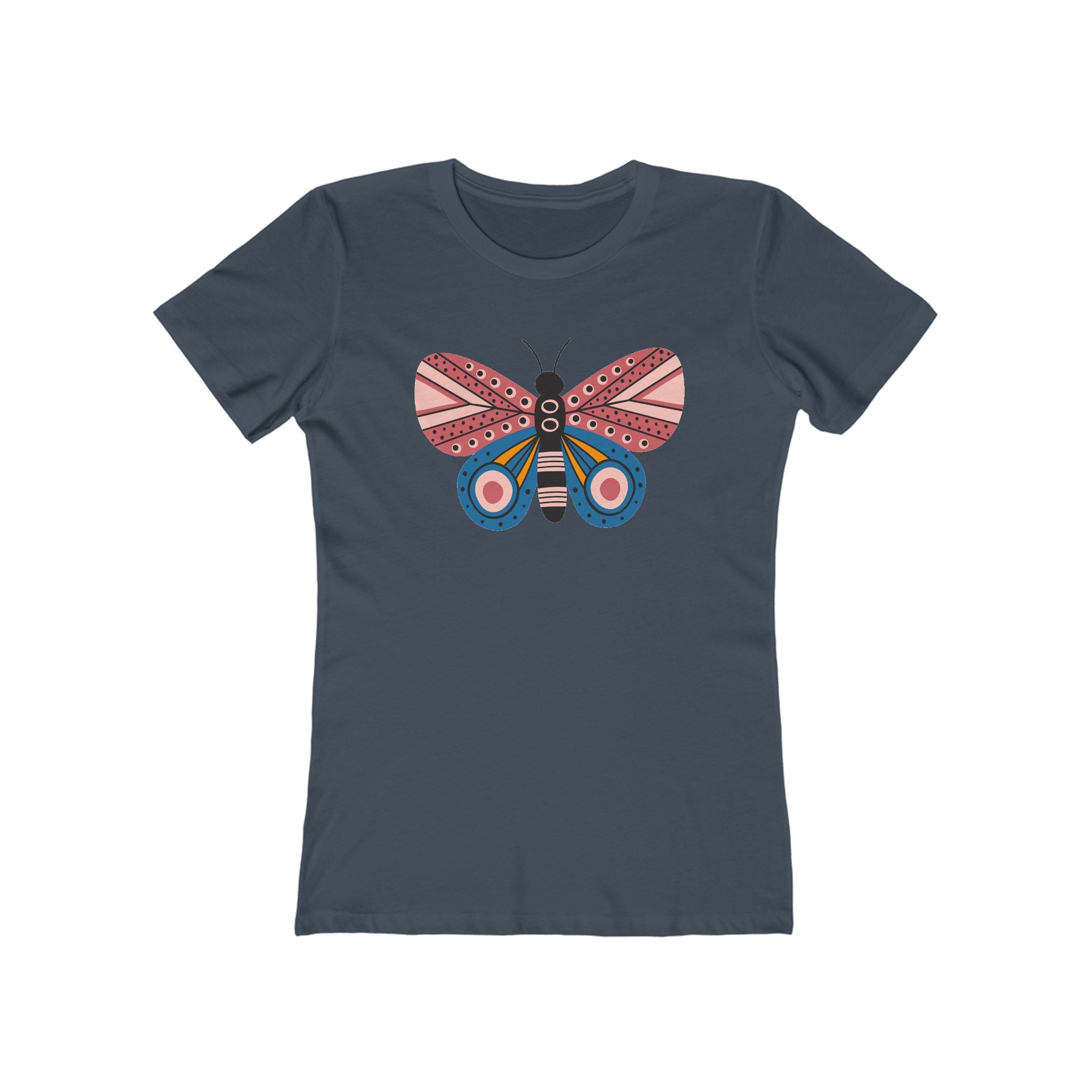 Butterfly Women's Tshirt, Butterfly Graphic Tee, Women's Butterfly Shirt, Butterfly Print Shirt, Boho Butterfly Tee