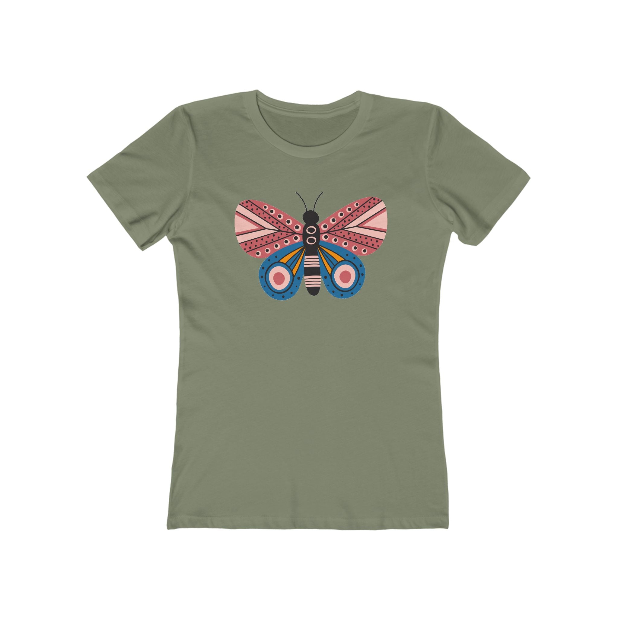Butterfly Women's Tshirt, Butterfly Graphic Tee, Women's Butterfly Shirt, Butterfly Print Shirt, Boho Butterfly Tee